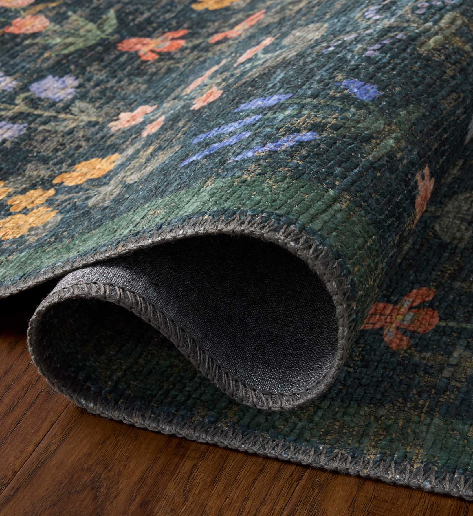 Edinburgh Campbell Power Loomed Rug - Navy - Image 4