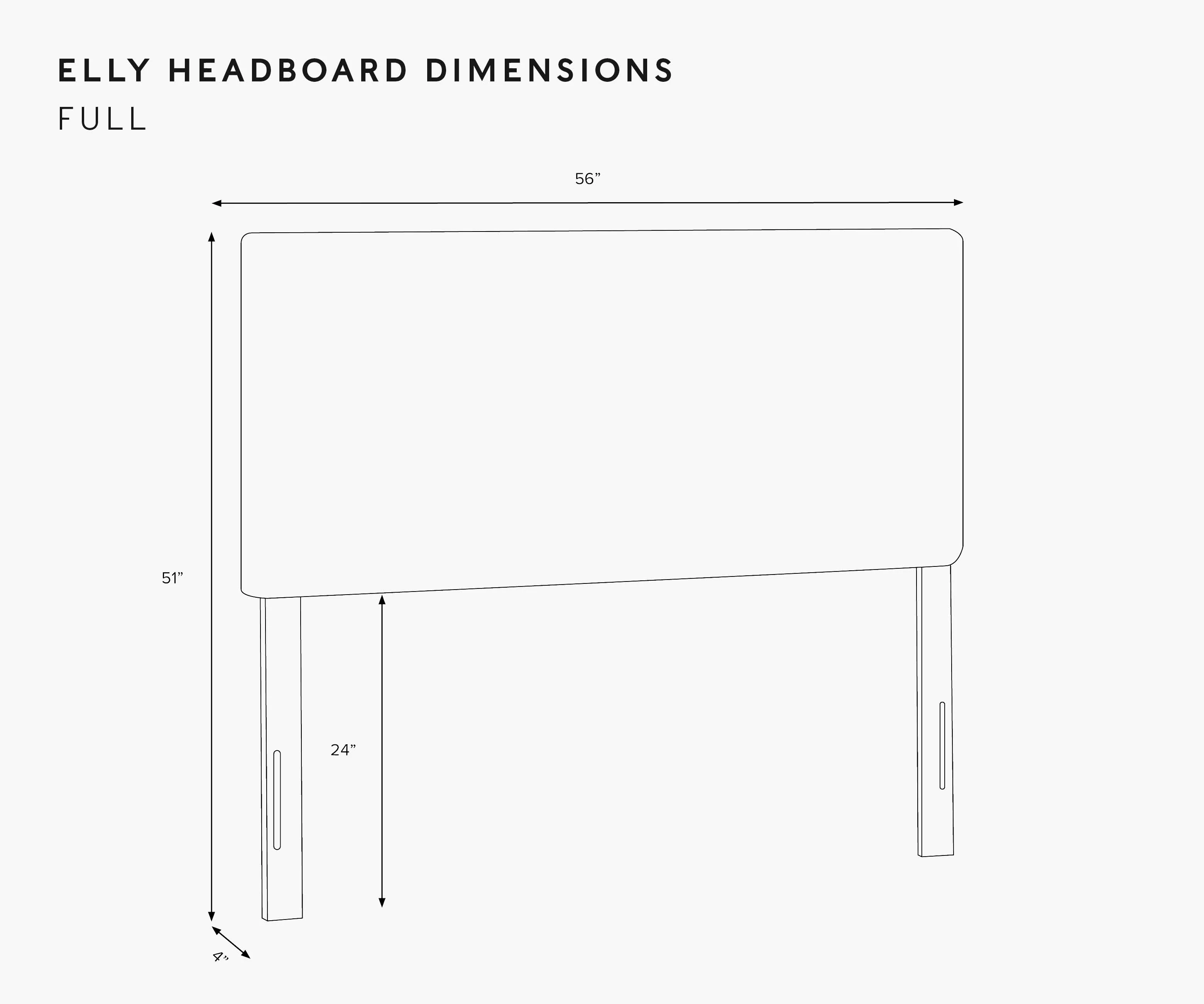 Elly Headboard - Garden Party Blue - Image 7