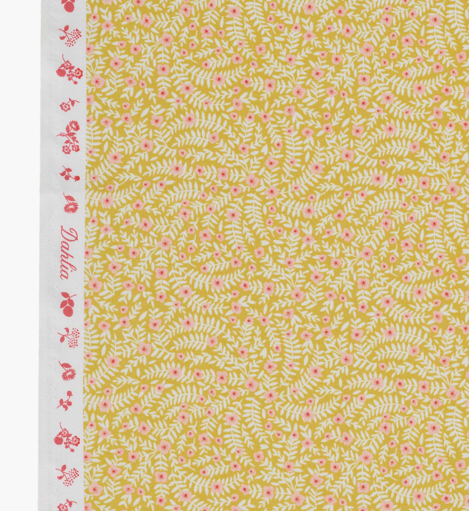 Elodie Cotton Fabric - Yellow - Image 3