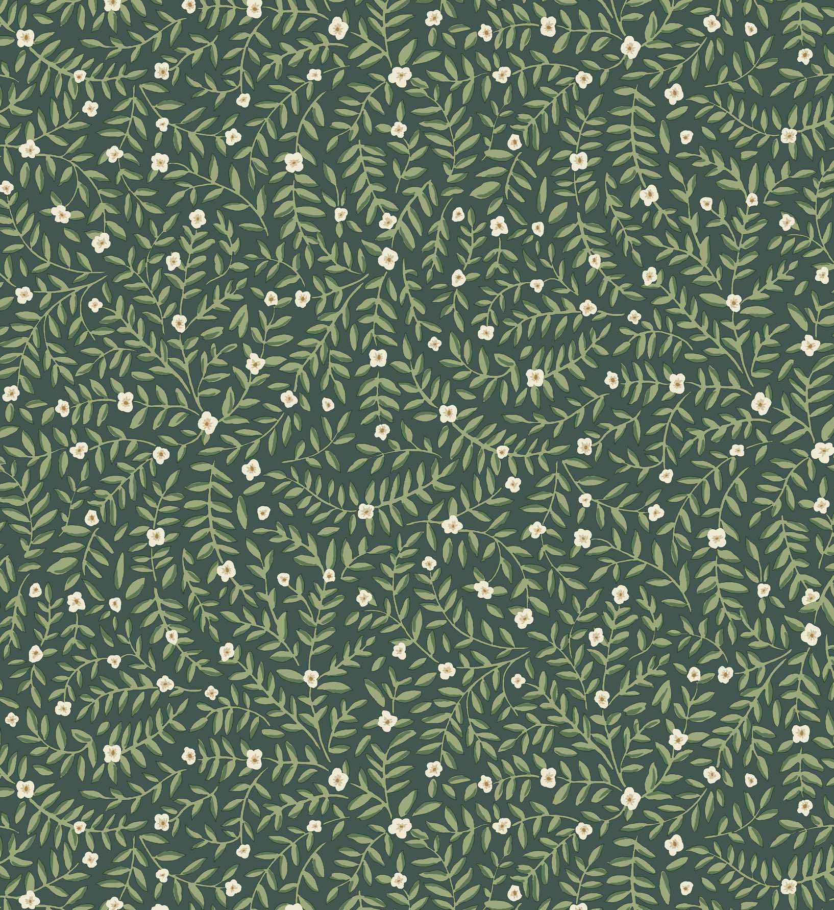 Elodie Peel & Stick Wallpaper - Emerald - Image 4