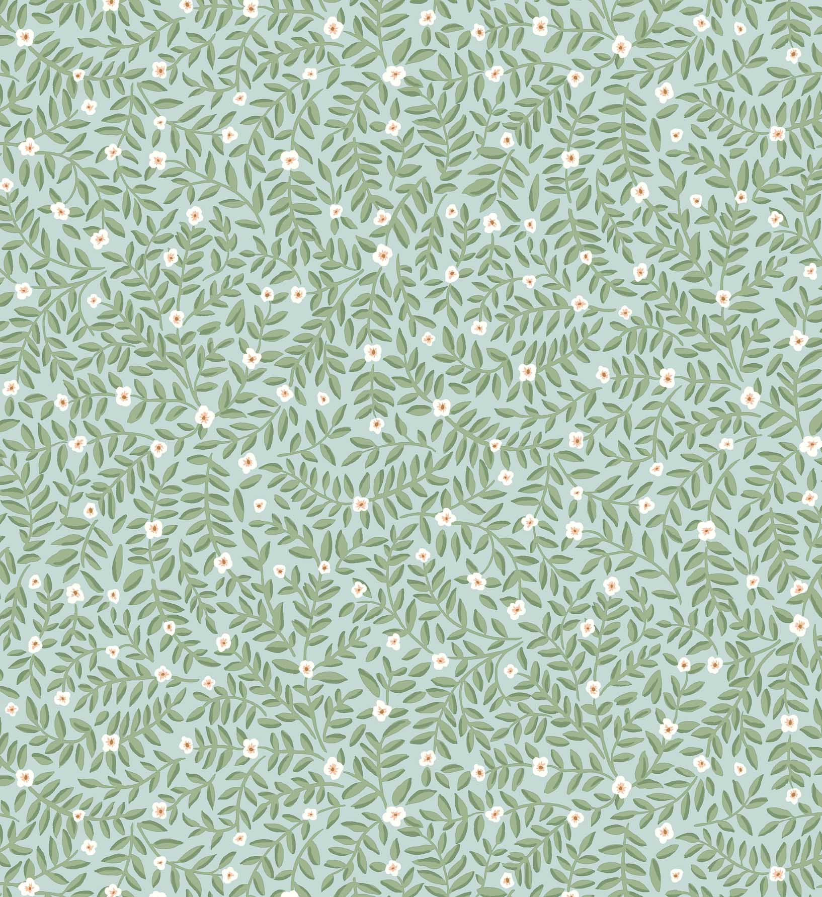 Elodie Peel & Stick Wallpaper - Light Blue - Image 4