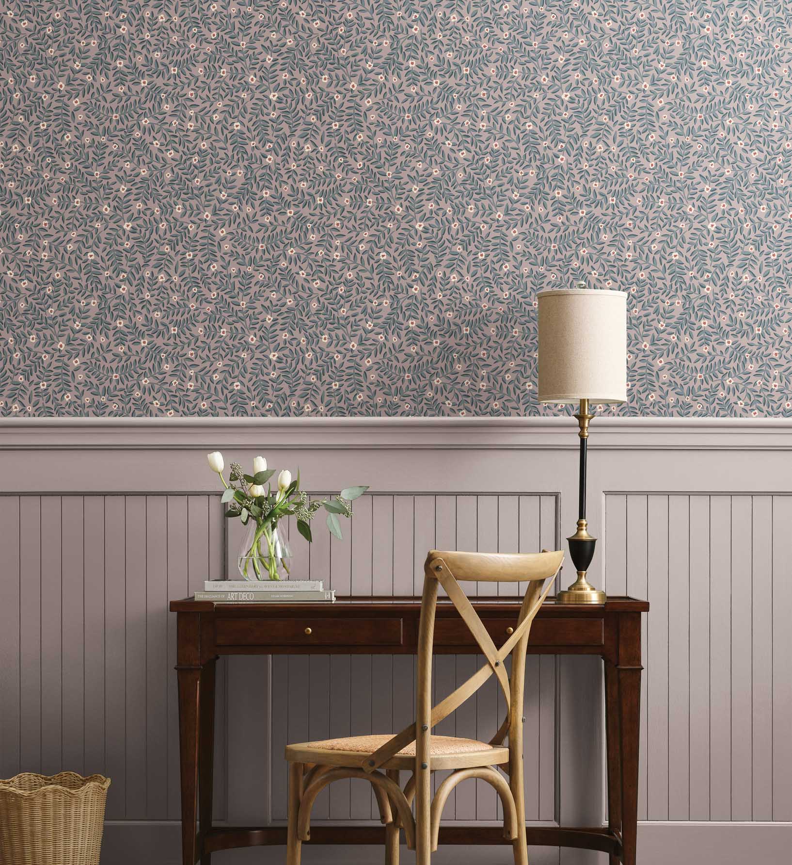 Elodie Peel & Stick Wallpaper - Lilac - Image 2