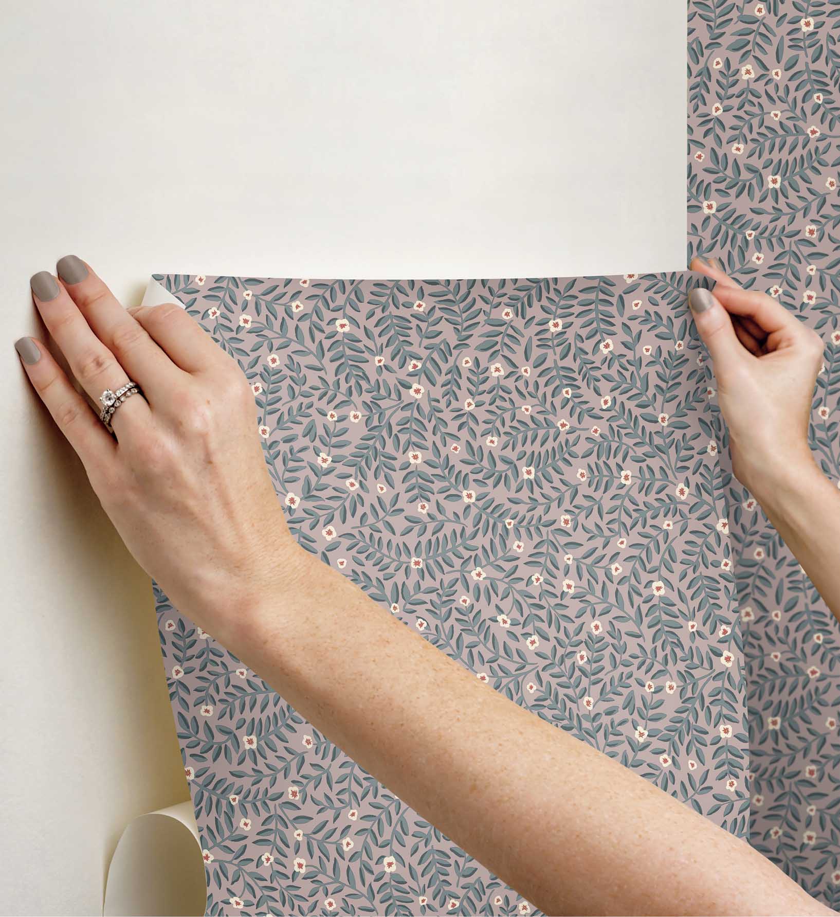 Elodie Peel & Stick Wallpaper - Lilac - Image 3