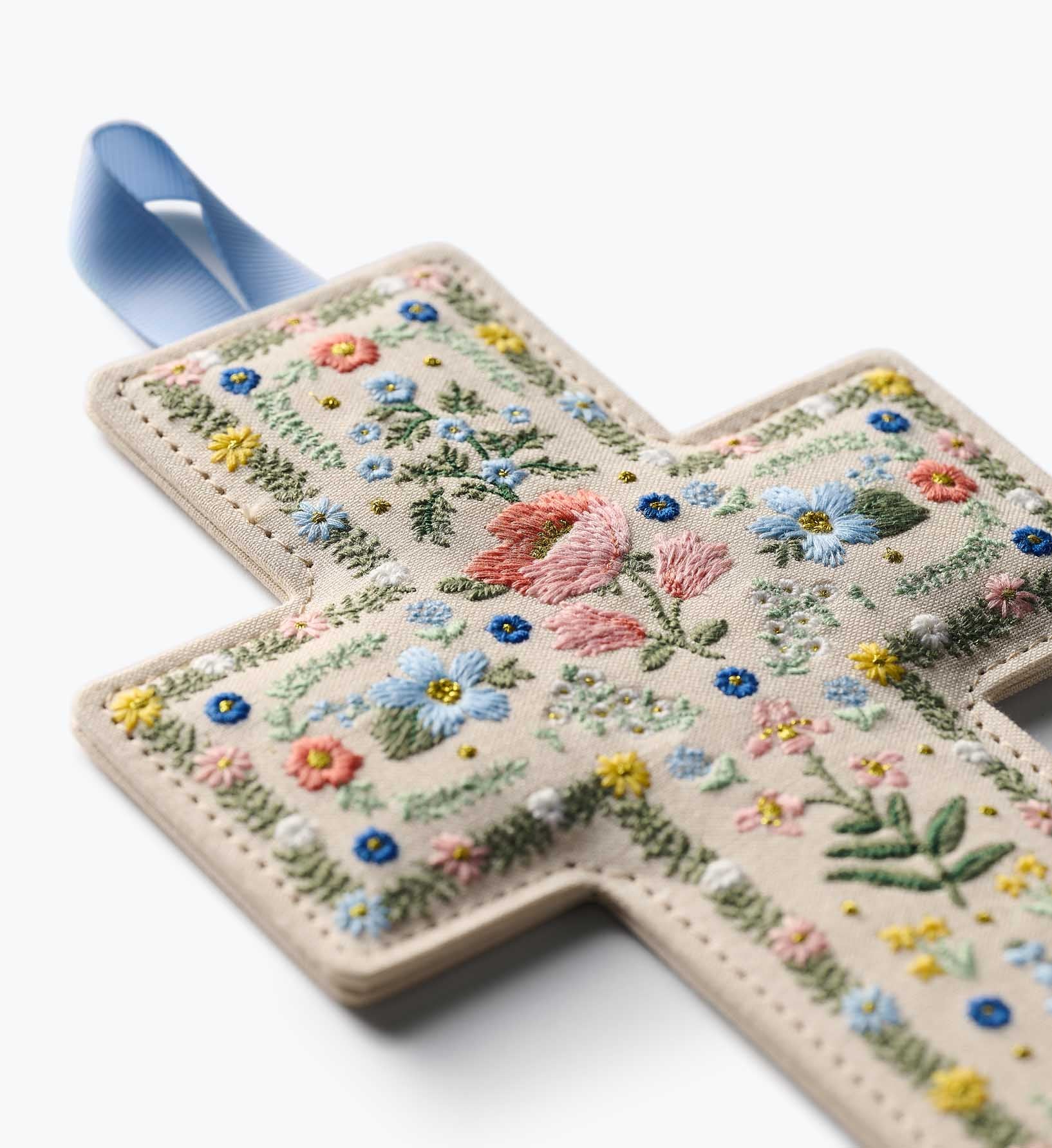 Embroidered Cross - Rosette - Image 3