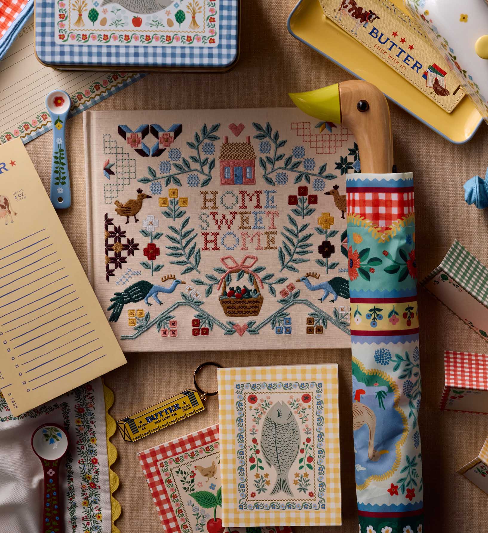 Embroidered Guest Book - Home Sweet Home - Image 3