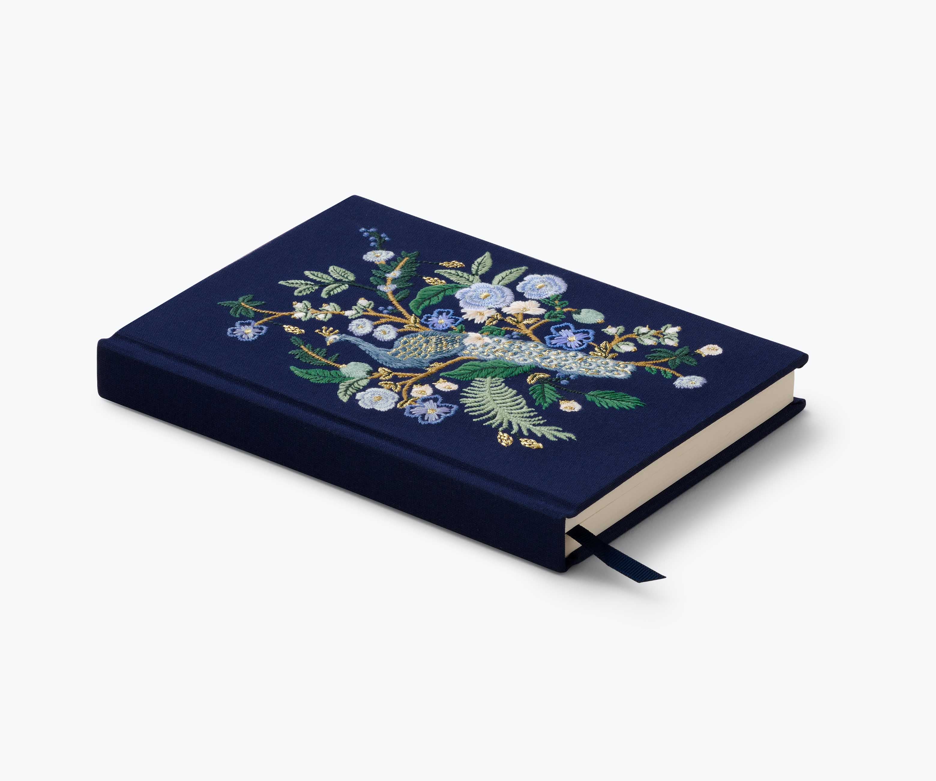 Embroidered Journal - Peacock - Image 4