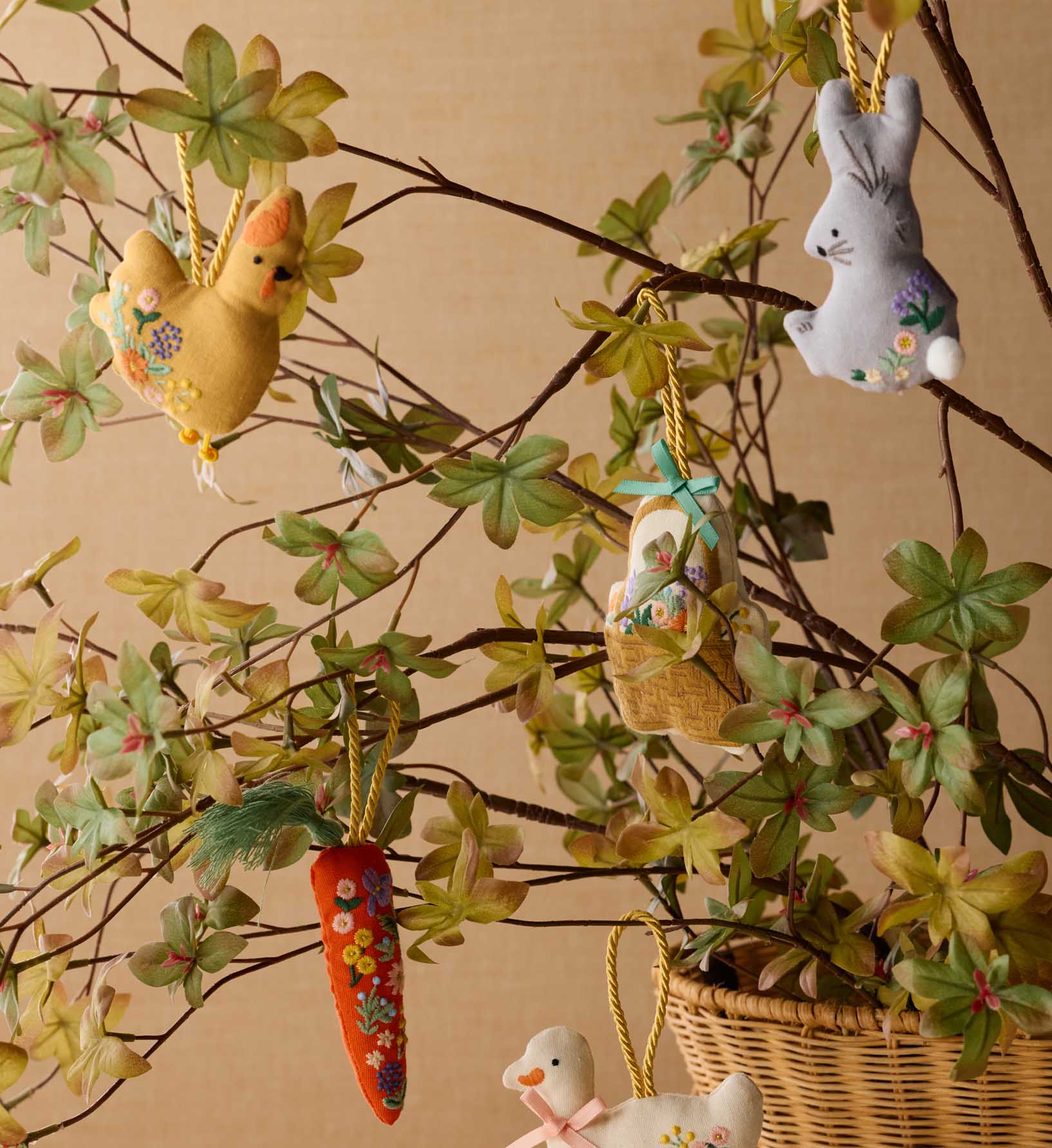 Embroidered Ornament Set - Spring Farm - Image 4