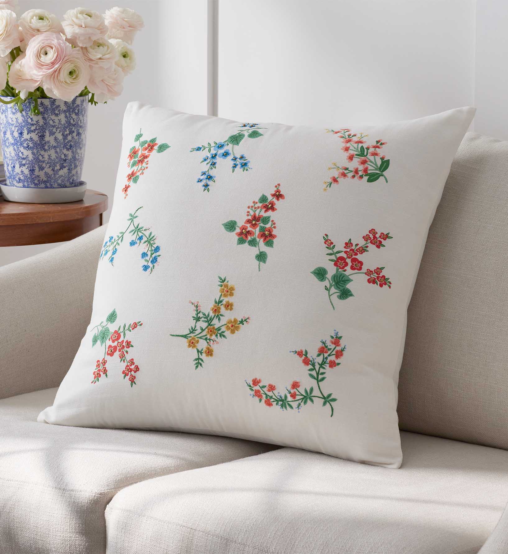 Embroidered Pillow Cover - Amelia - Image 2