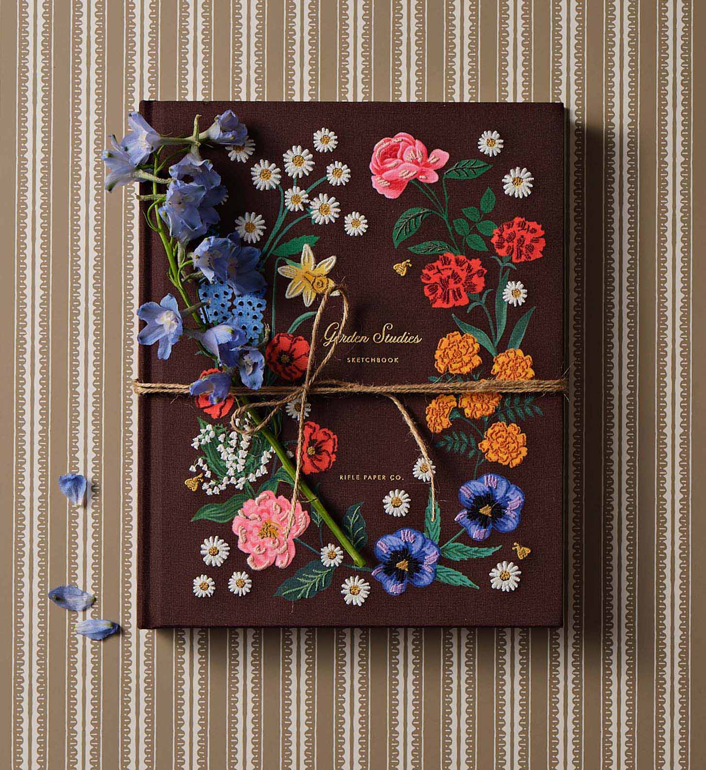 Embroidered Sketchbook - Garden Study - Image 4