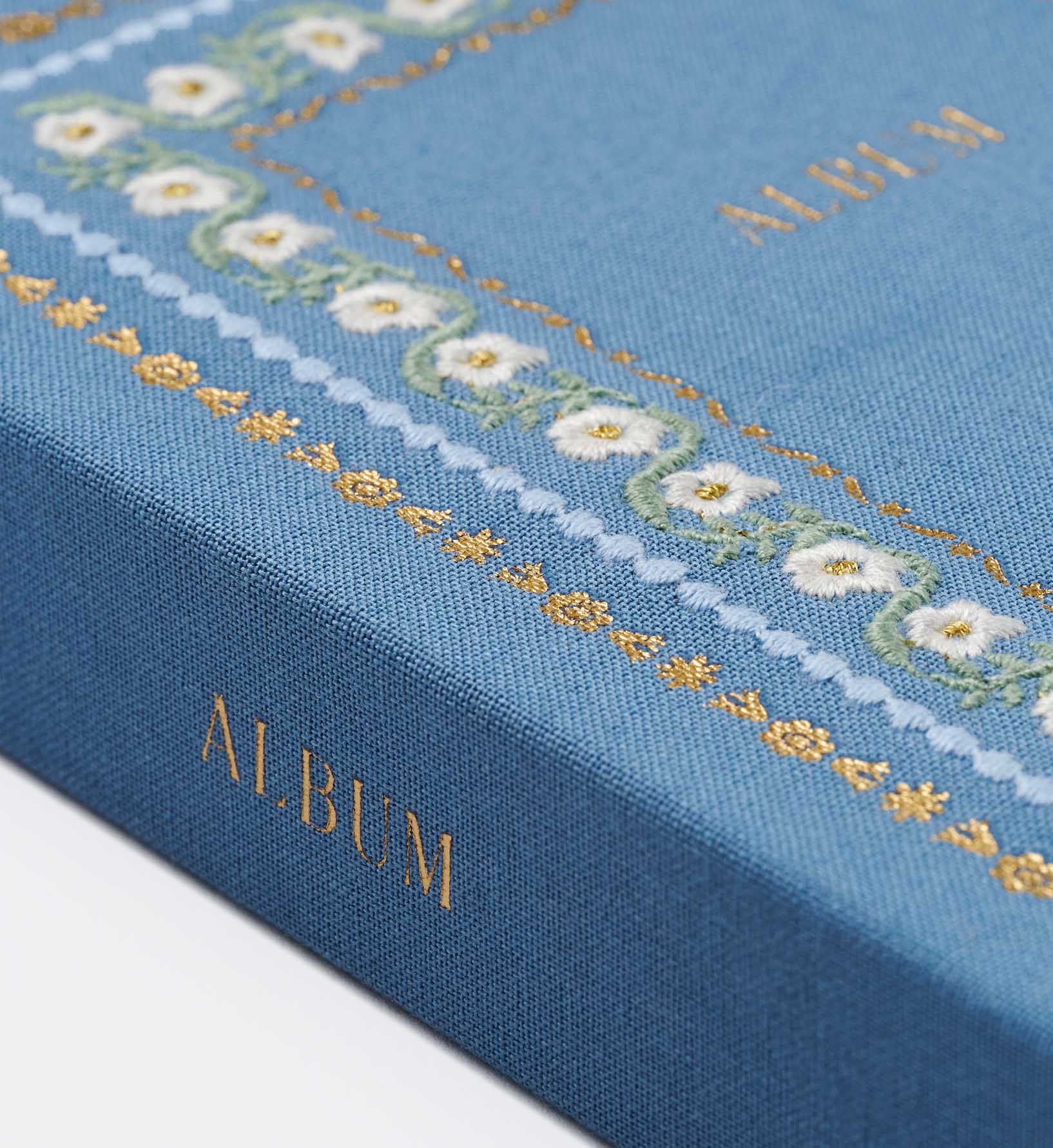 Embroidered Small Photo Album - Delphine - Image 2