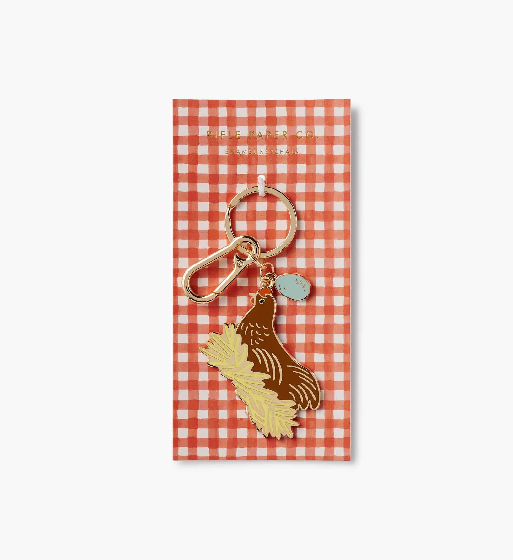 Enamel Keychain - Chicken - Image 2