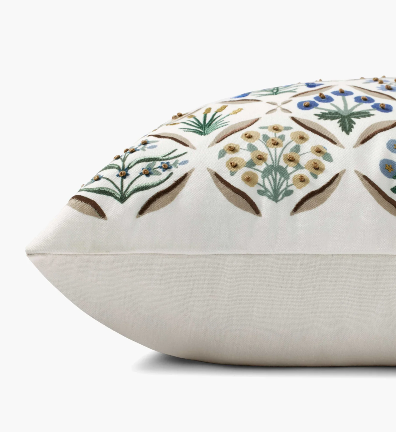 Estee Embroidered Pillow - Cream - Image 2