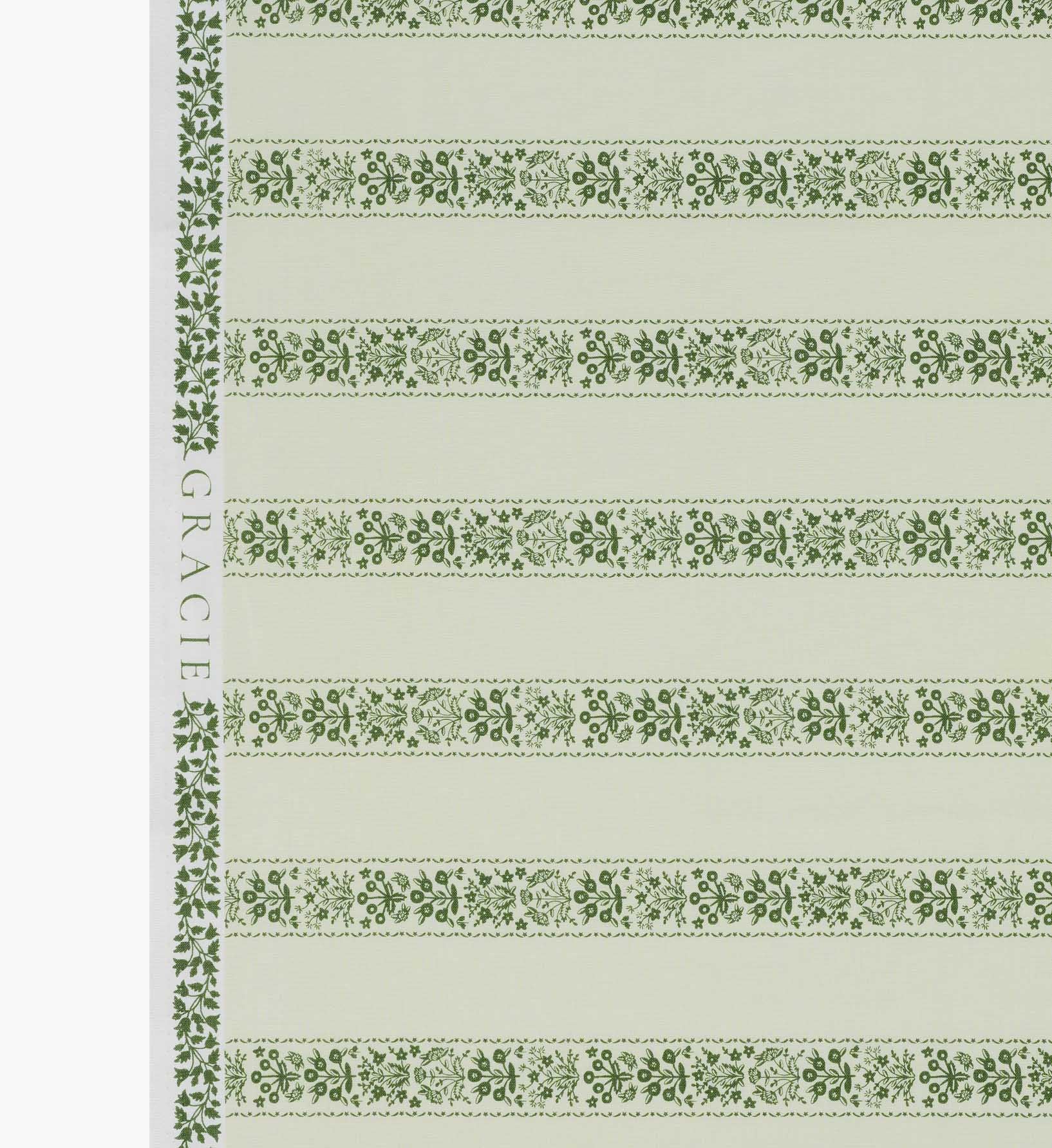 Estee Stripe Cotton Fabric - Cream - Image 4