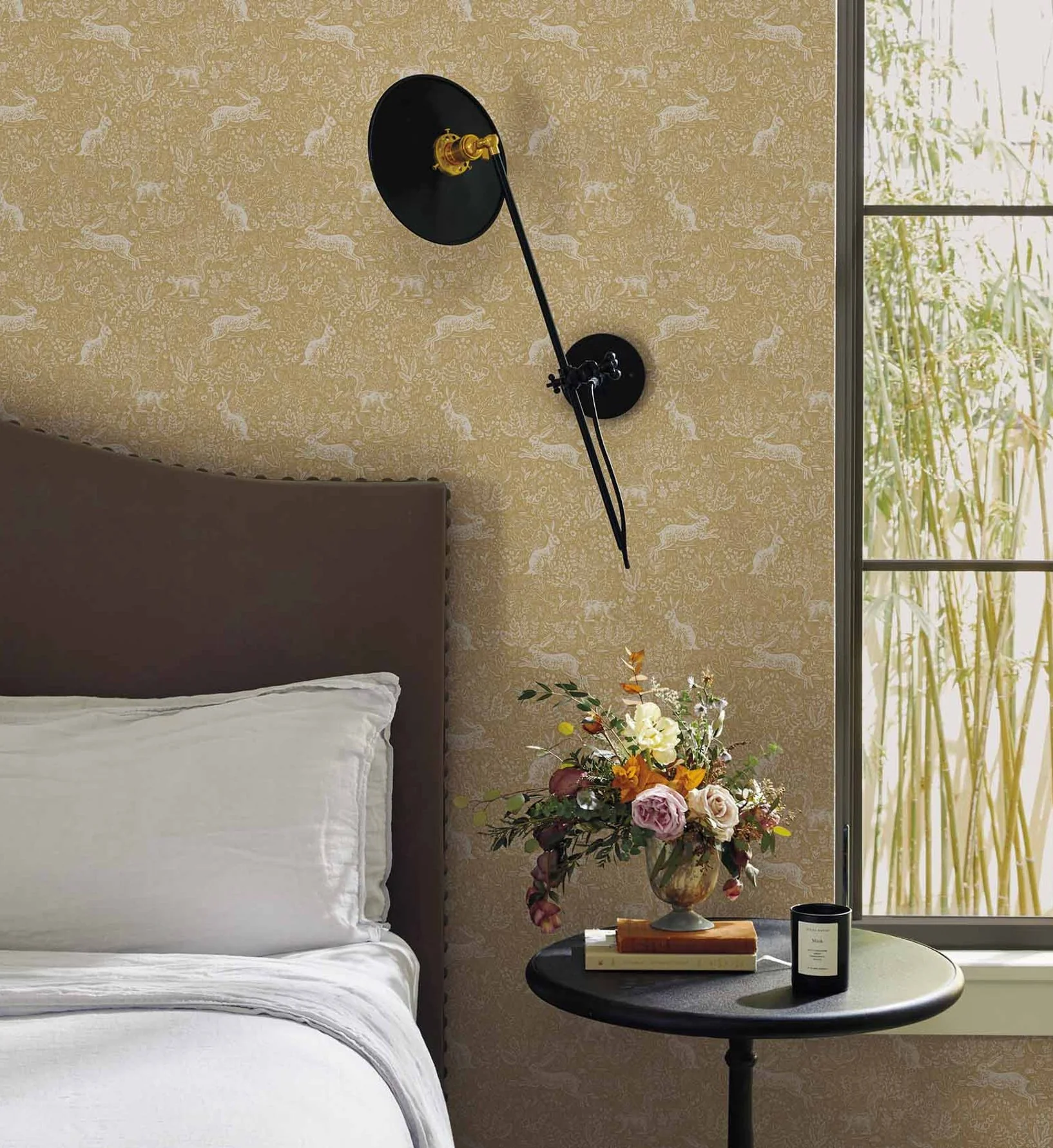 Fable Wallpaper - Metallic Gold - Image 2