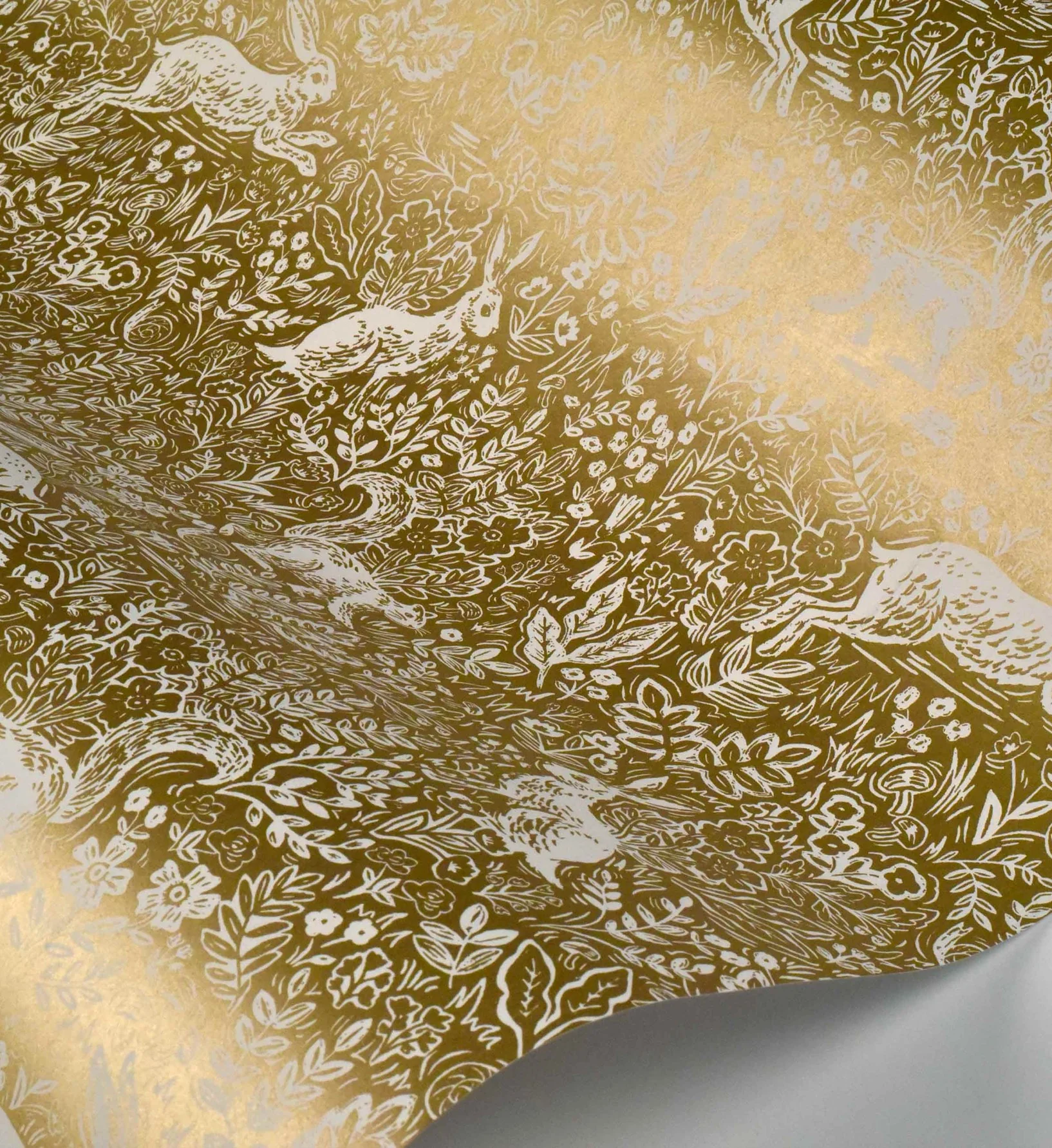 Fable Wallpaper - Metallic Gold - Image 4
