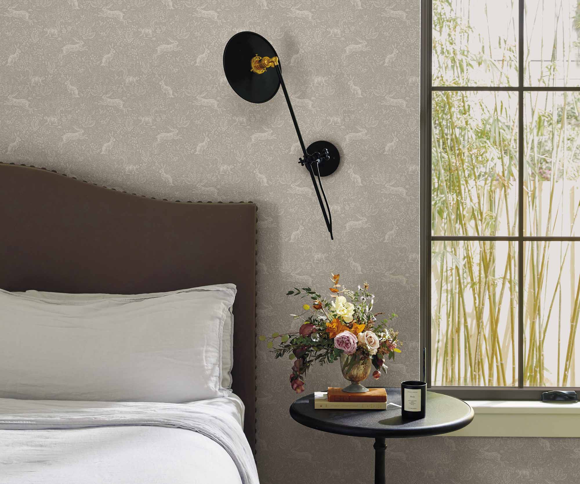Fable Wallpaper Sample - Linen - Image 3
