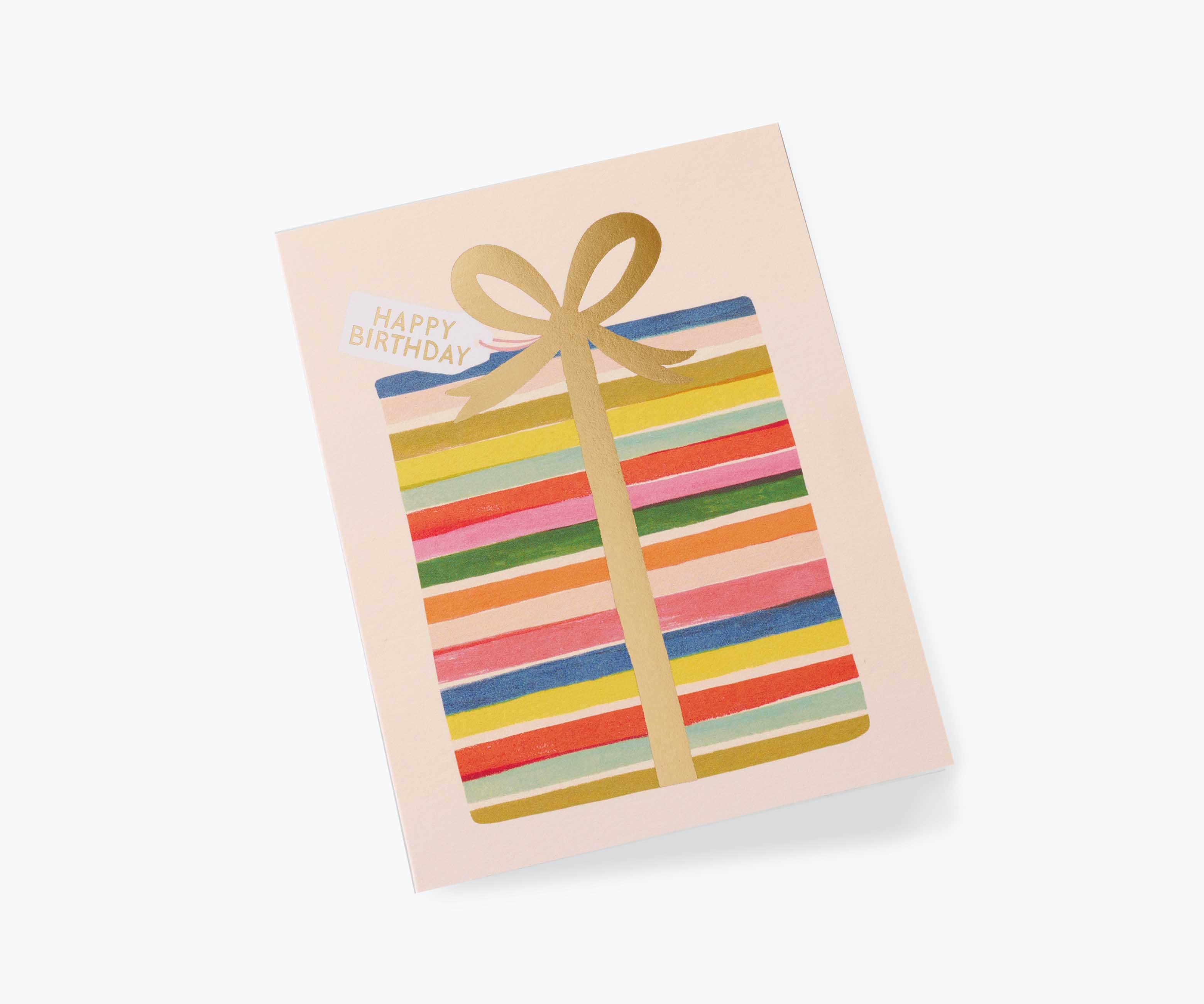 Feliz Birthday Present Birthday Card - Single Card - Image 2