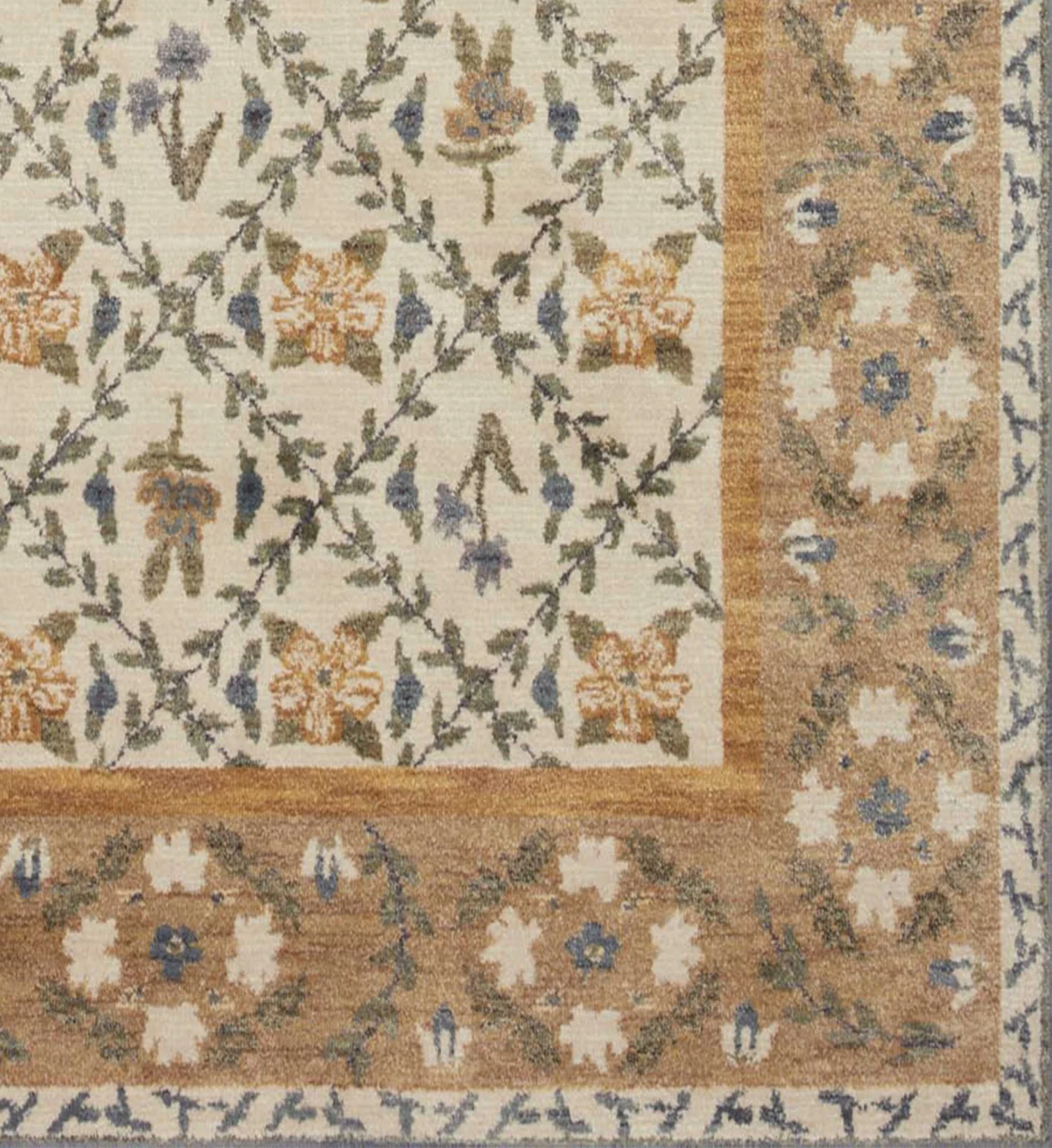 Fiore Belvedere Power-Loomed Rug - Gold - Image 2