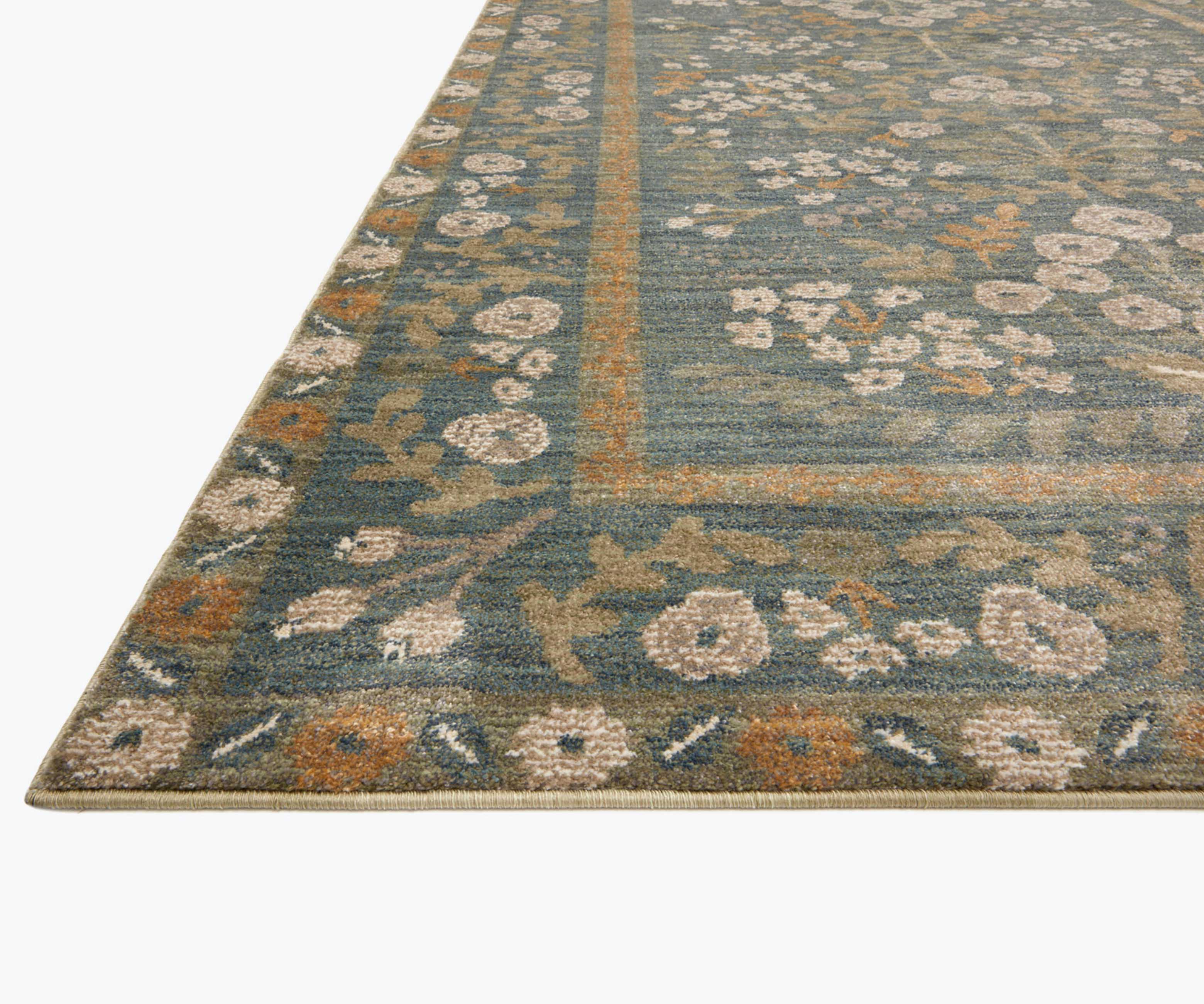 Fiore Florence Power Loomed Rug - Slate & Sage - Image 3