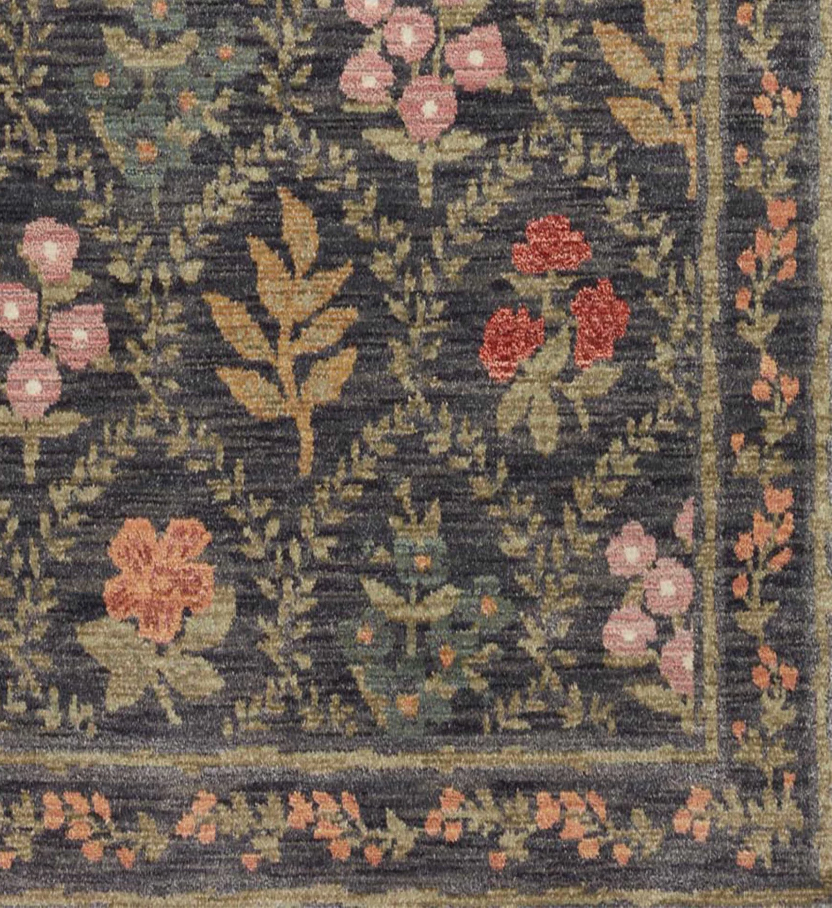 Fiore Hawthorne Power Loomed Rug - Charcoal - Image 2