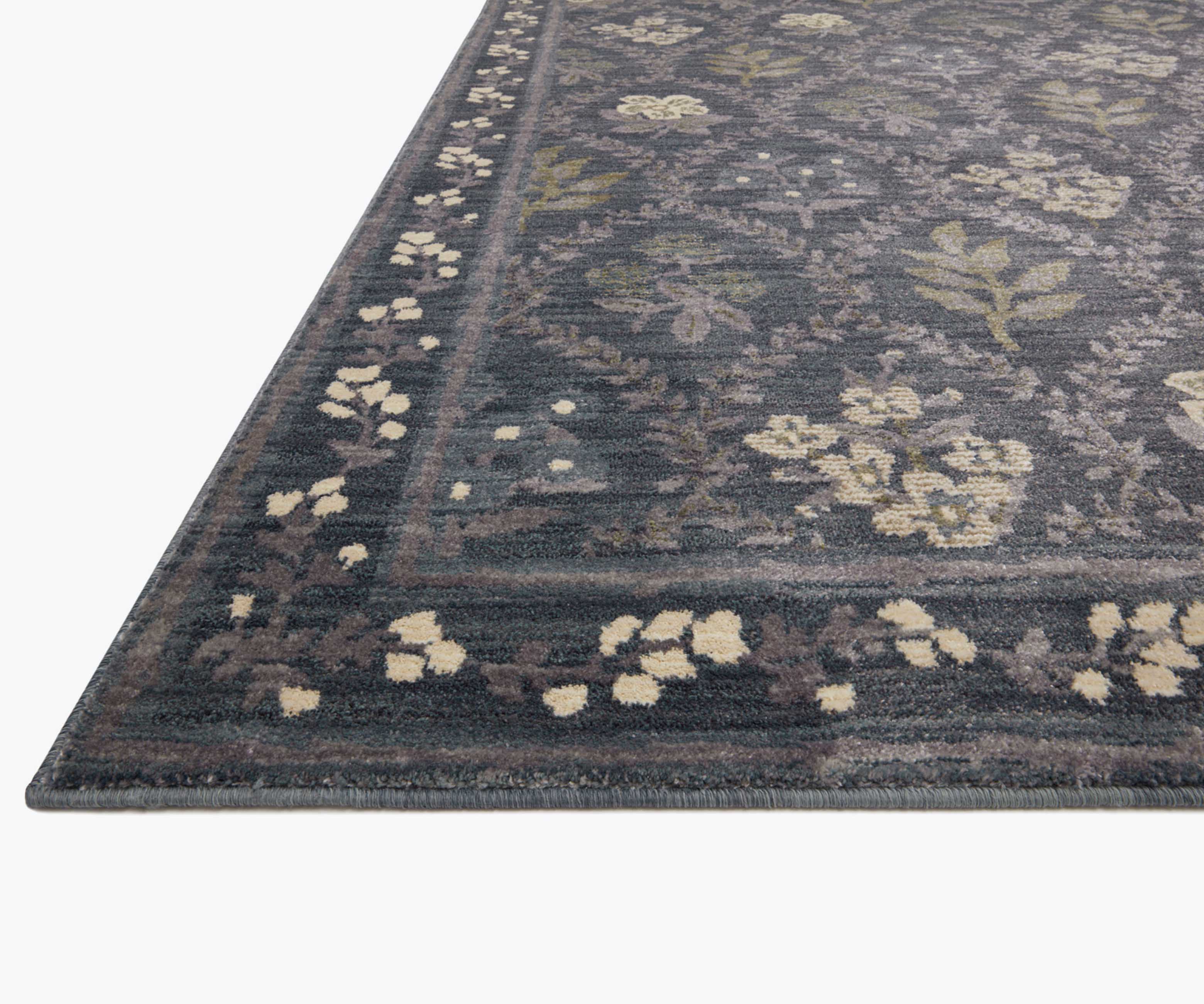 Fiore Hawthorne Power Loomed Rug - Navy - Image 3