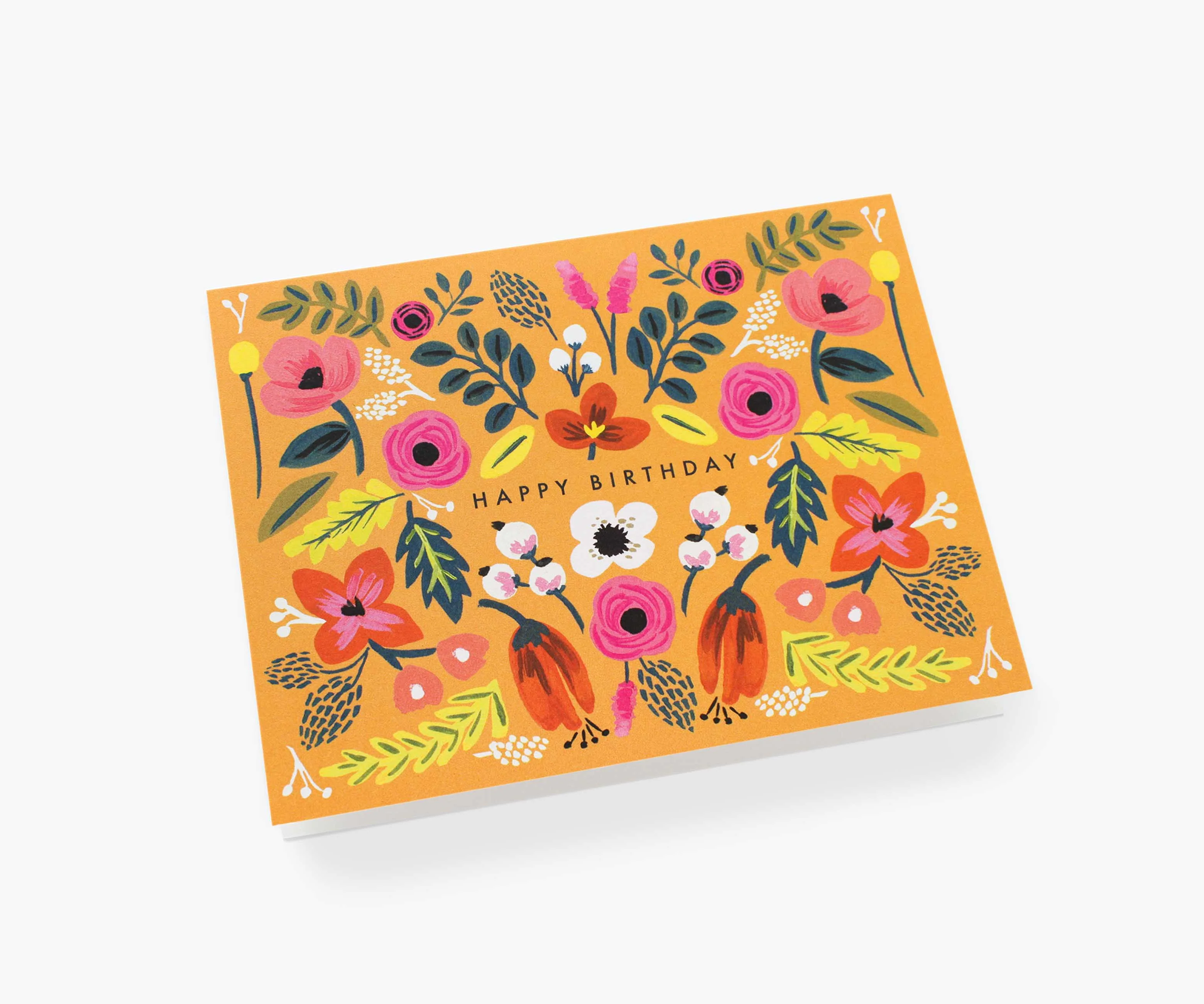 Folk Birthday Card - Single Card - Image 2