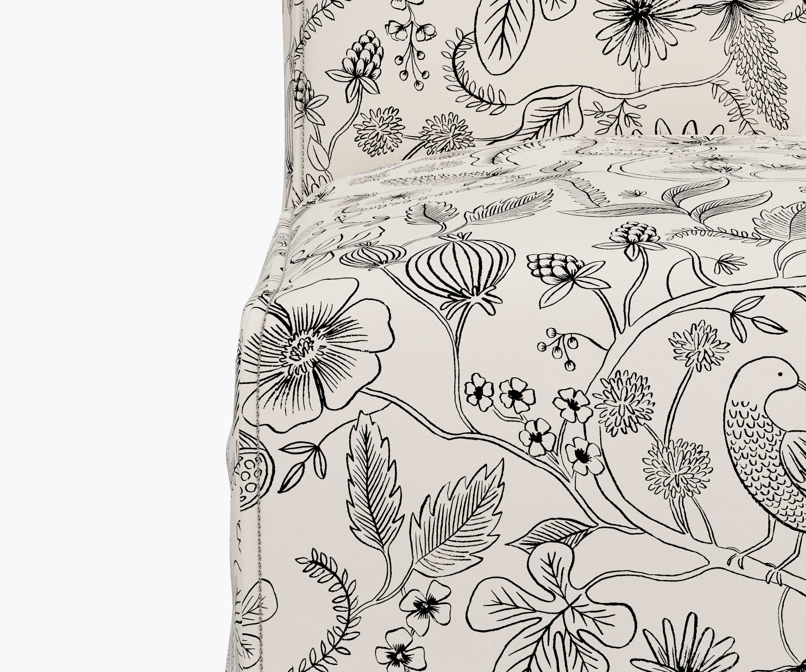 Frances Slipcover Dining Chair - Aviary - Image 5