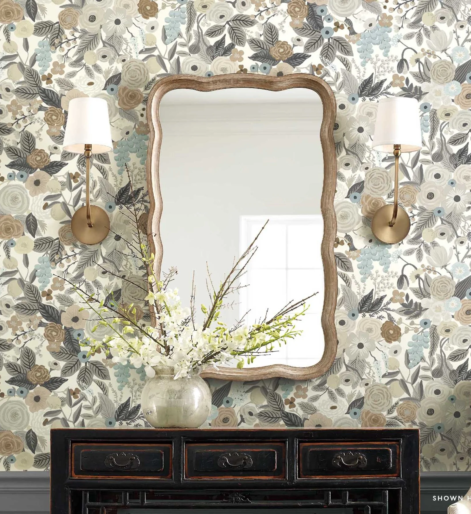 Garden Party Peel & Stick Wallpaper - Linen Multi - Image 2