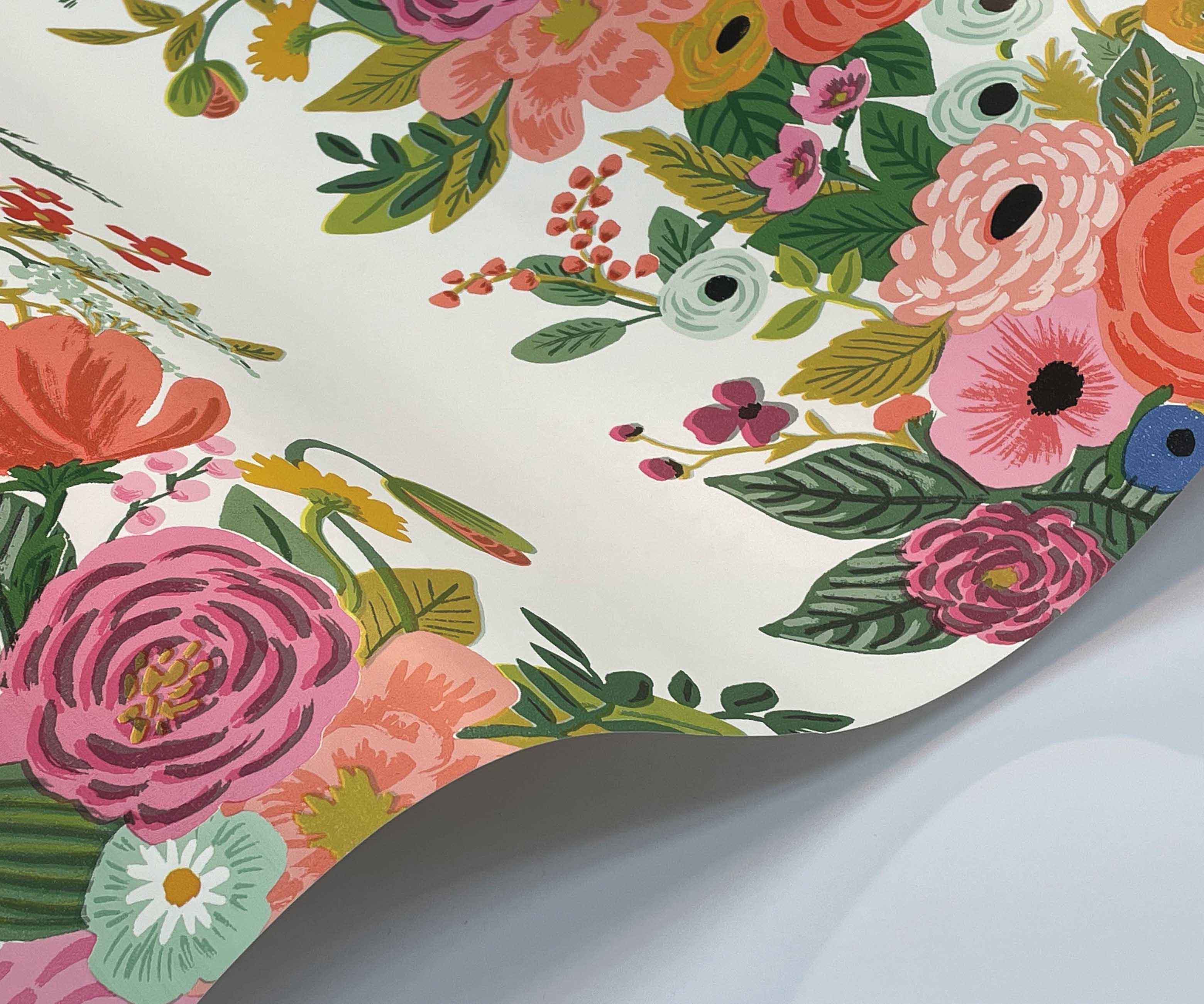Garden Party Trellis Wallpaper - Rose Multi - Image 4