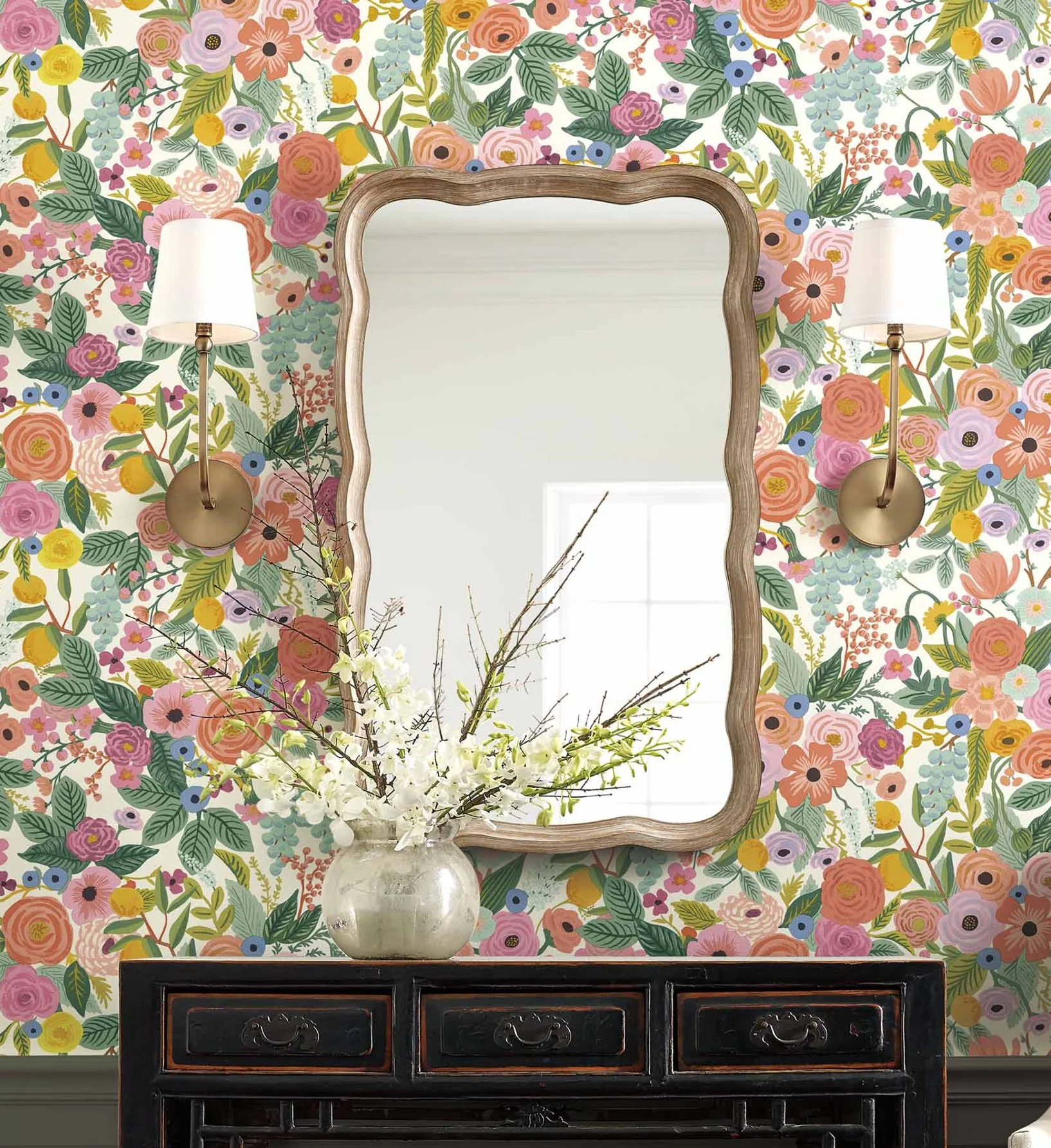 Garden Party Wallpaper - Rose Multi - Image 2