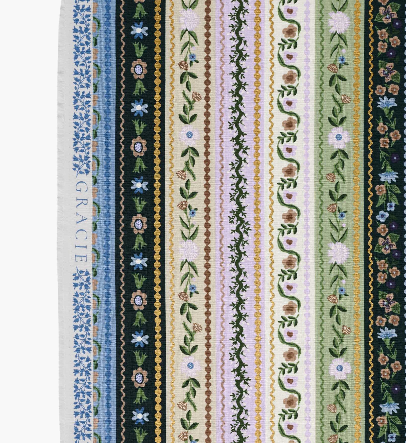 Gemma Canvas Metallic Fabric - Cool - Image 3