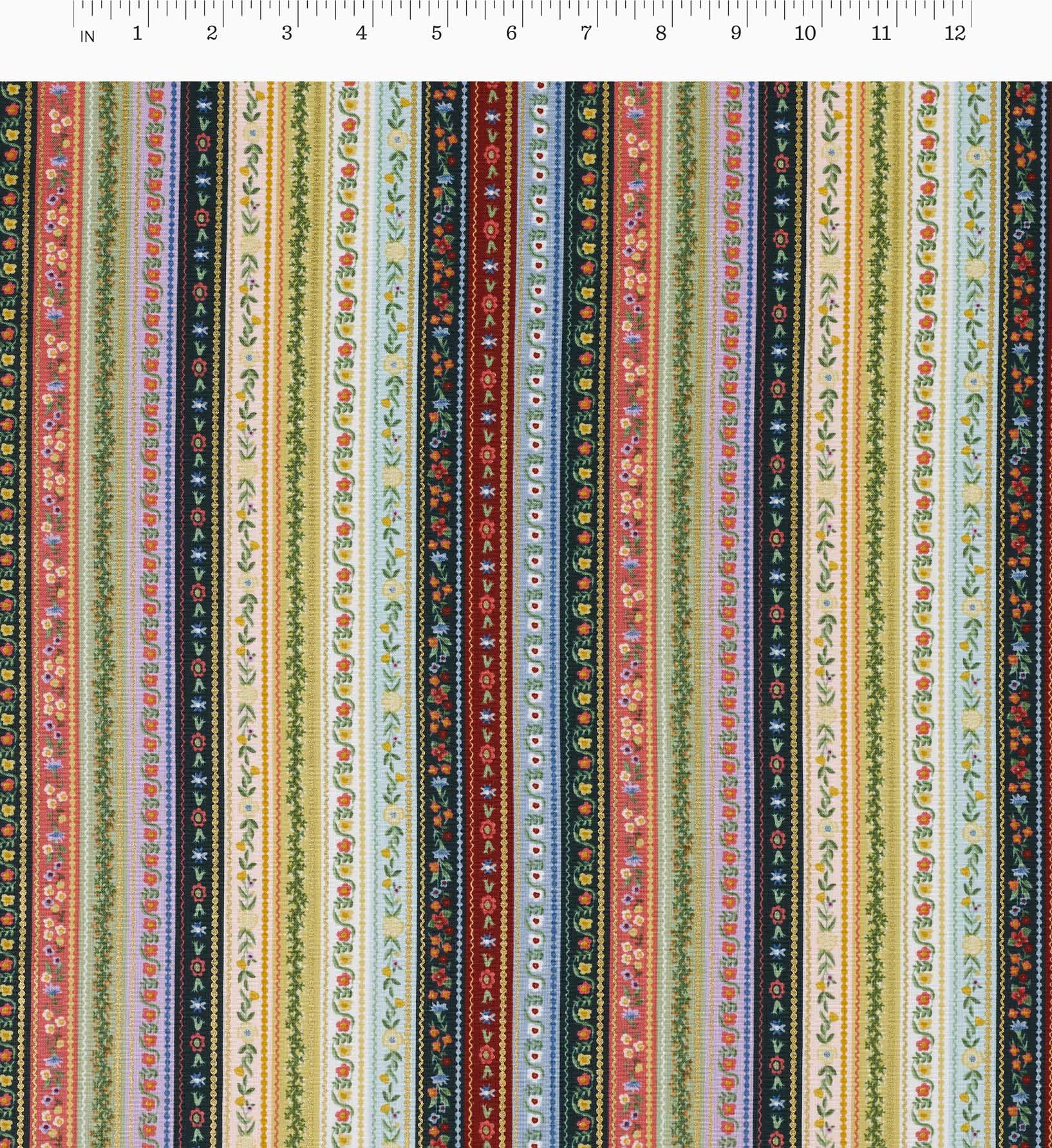 Gemma Cotton Metallic Fabric - Multi - Image 2