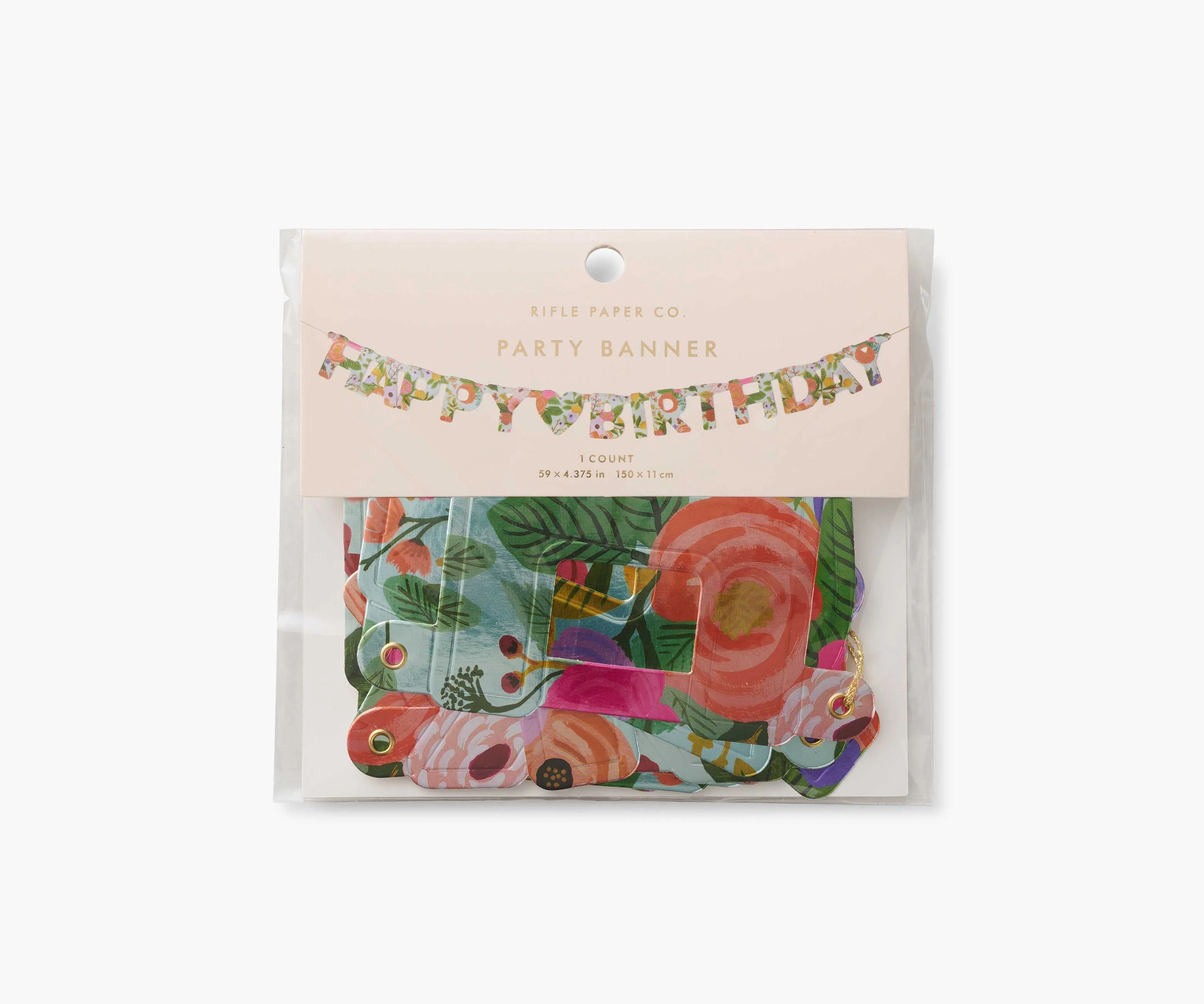 Happy Birthday Banner - Garden Party - Image 3