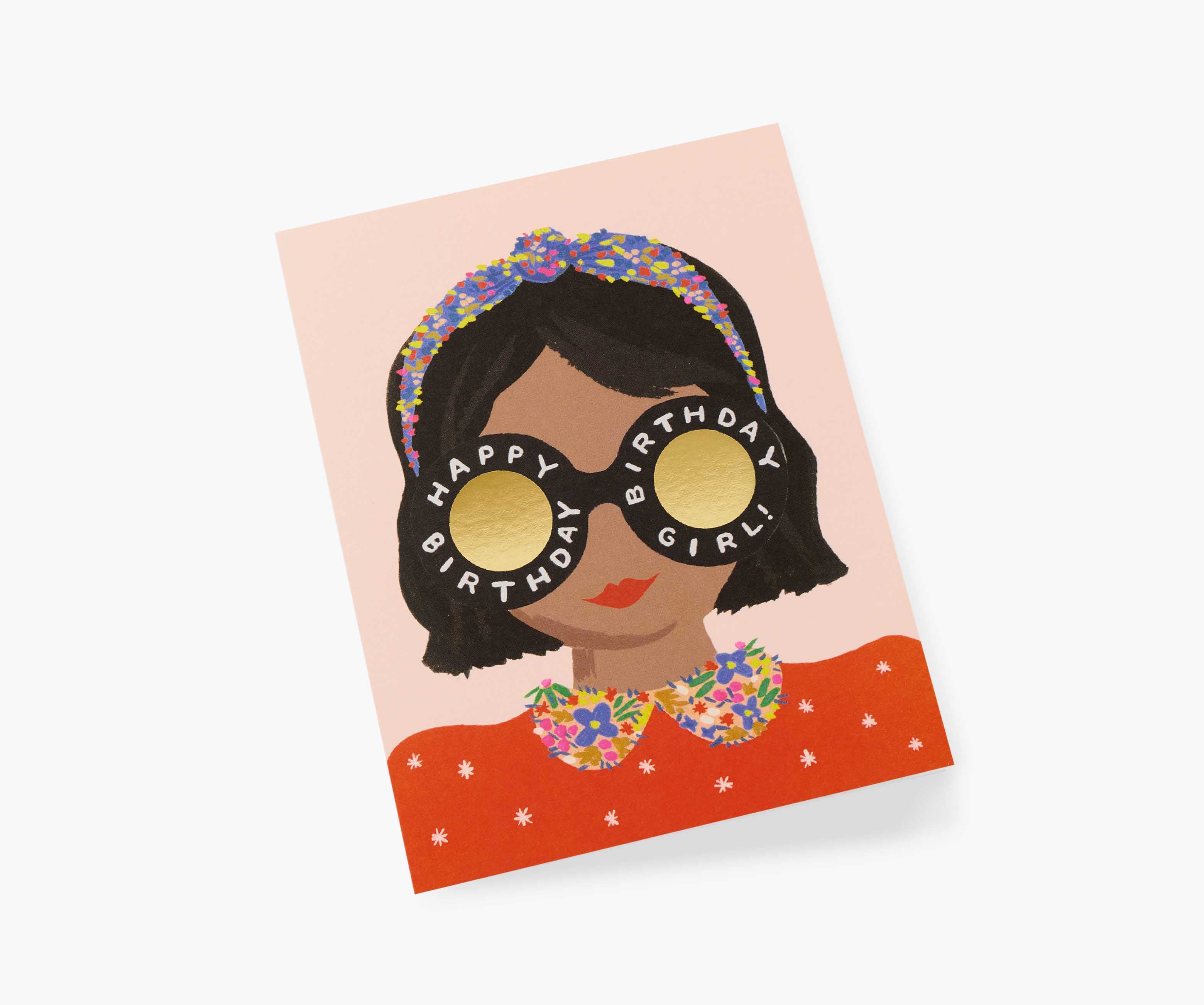 Headband Birthday Girl Birthday Card - Single Card - Image 2