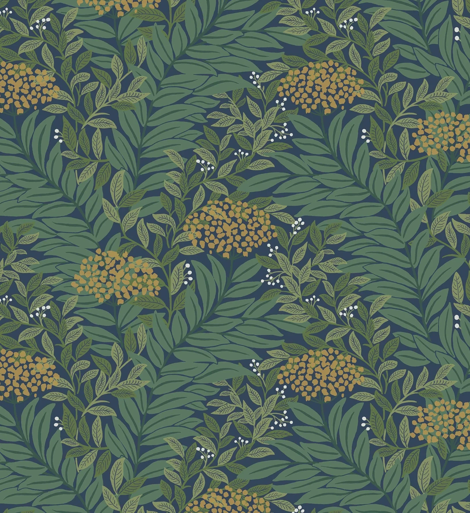 Highgrove Wallpaper - Navy - Image 4