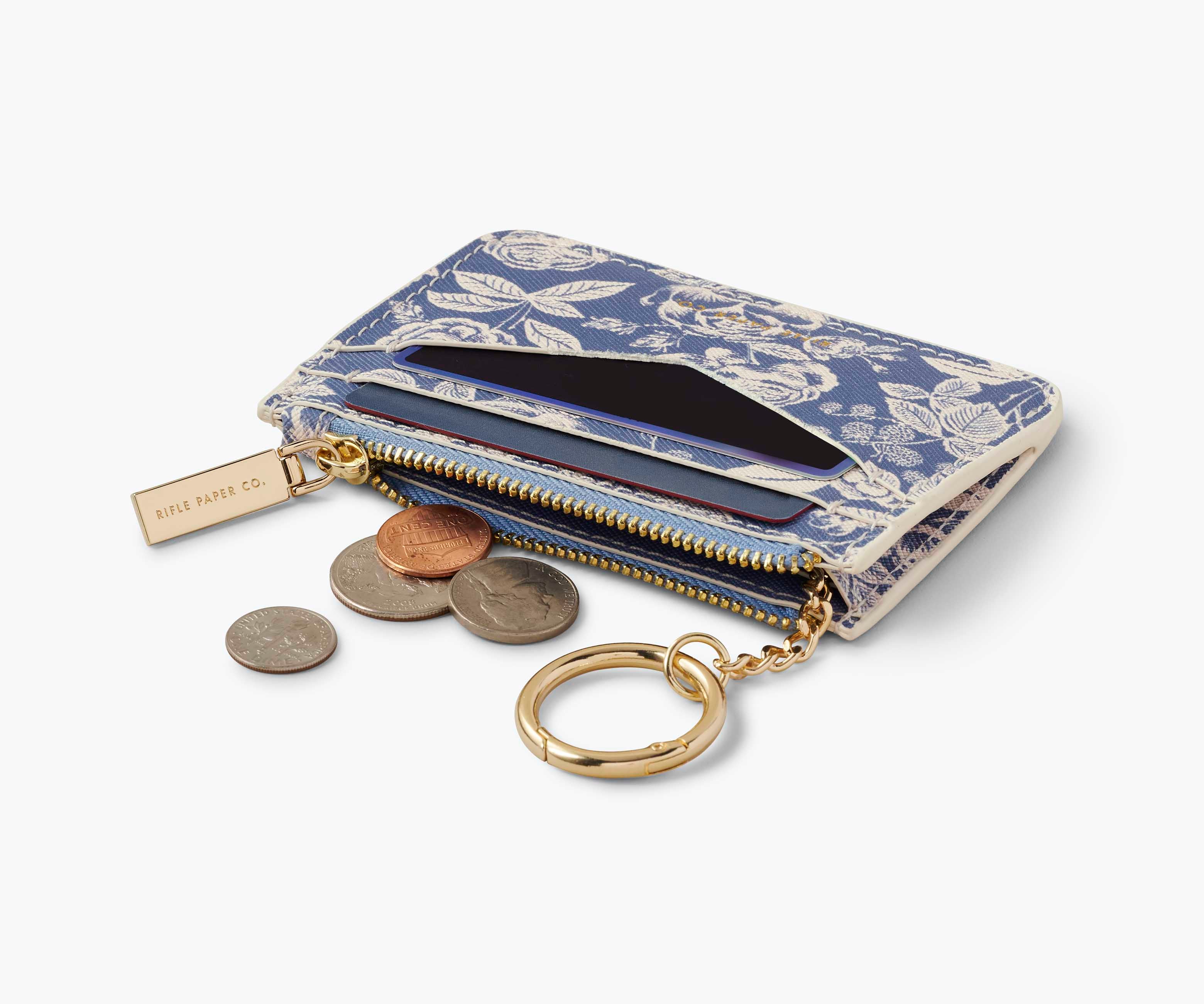 Key Ring Card Case - English Rose - Image 5