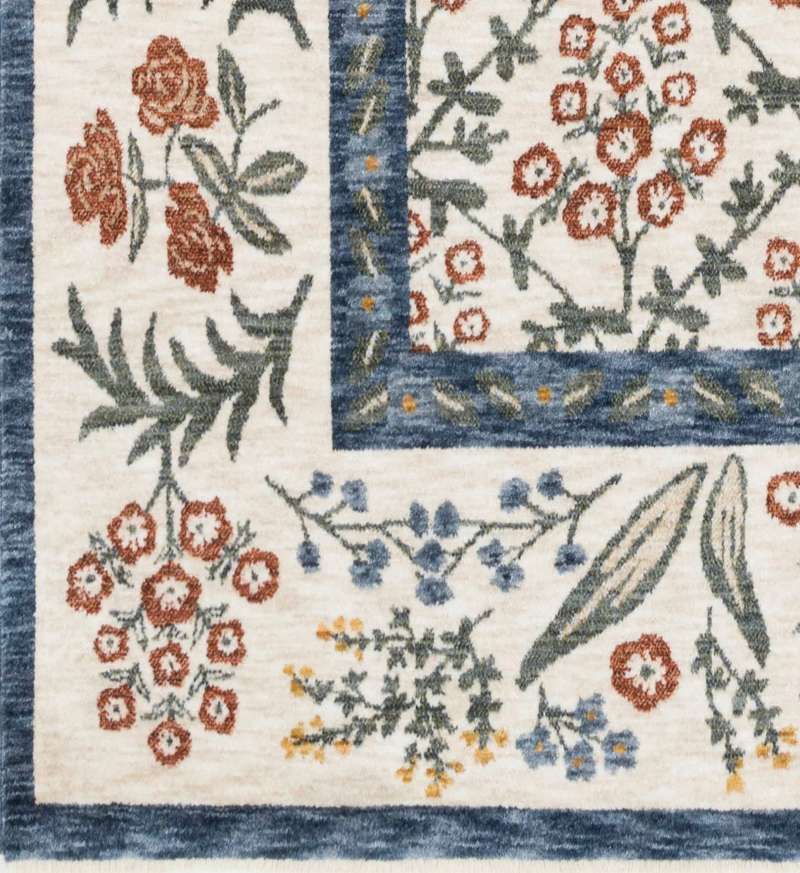 Kismet Suzani Garden Power-Loomed Rug - Cream - Image 2