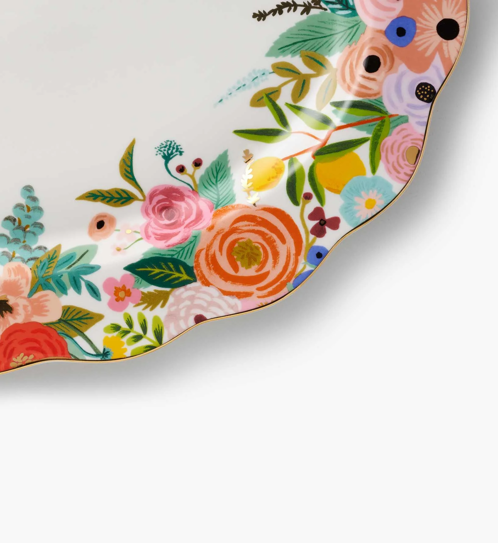 Large Porcelain Serving Platter - Garden Party - Image 2