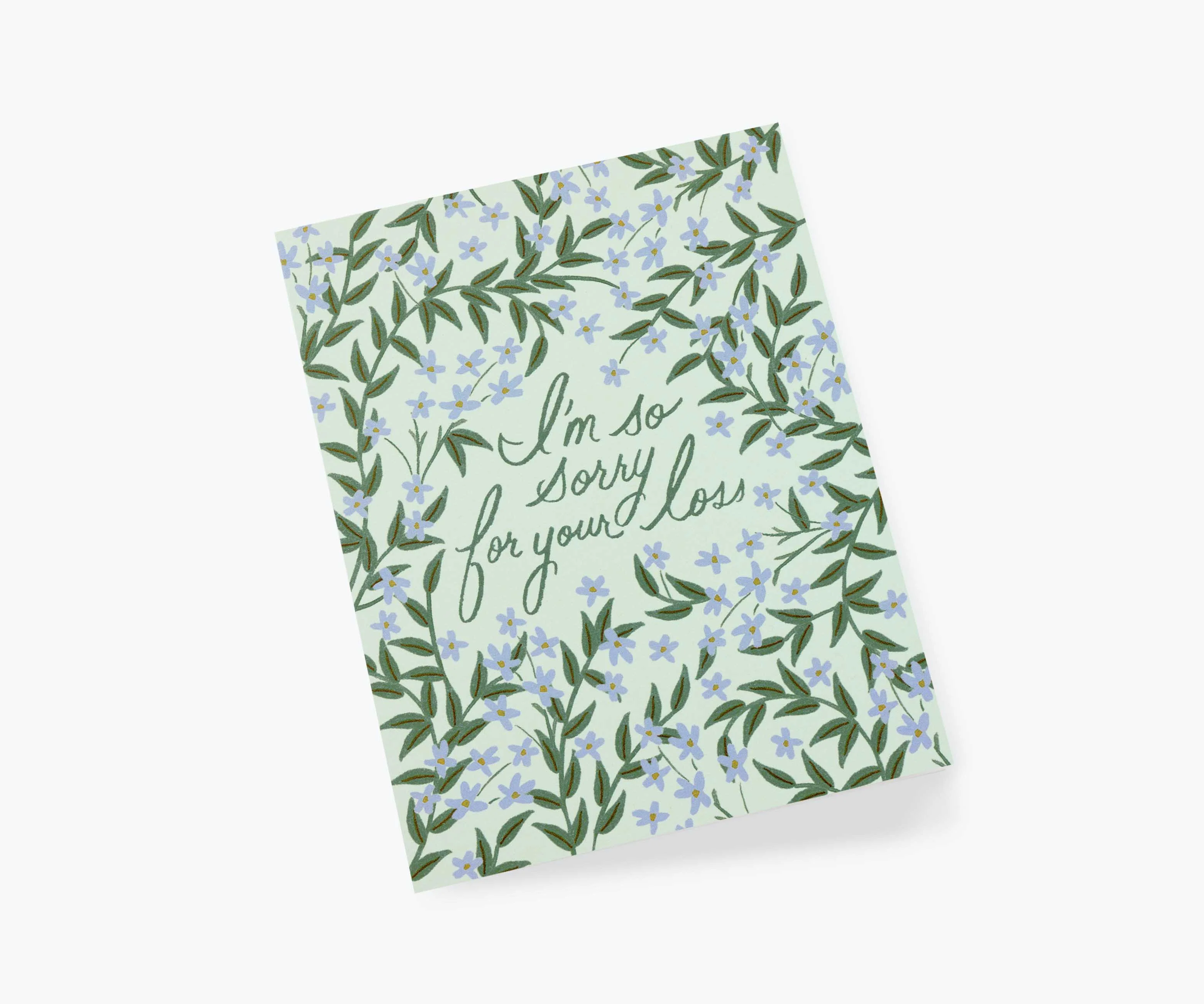 Laurel Sympathy Card - Single Card - Image 2