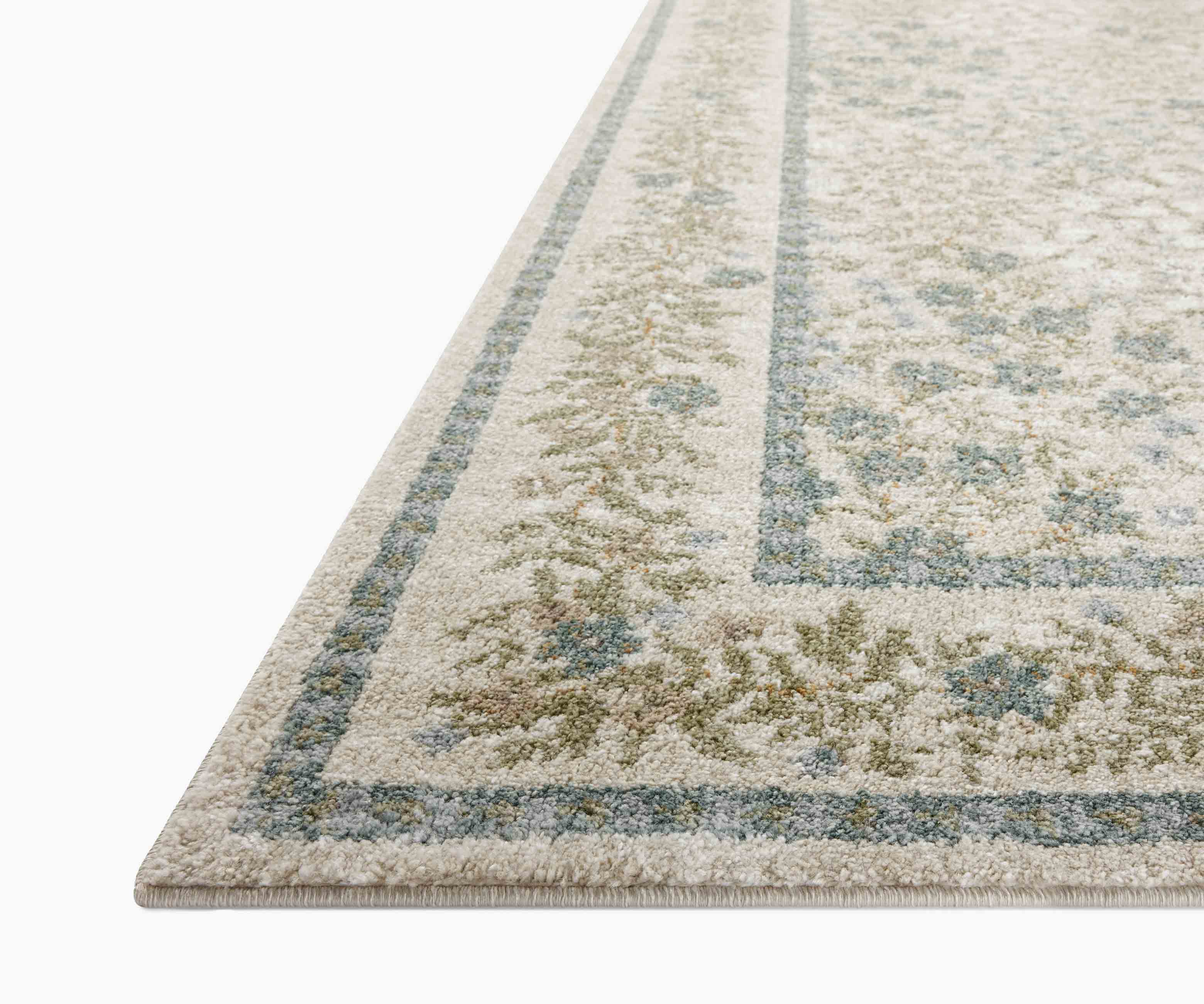 Laurel Wildwood Garden Power Loomed Rug - Cream - Image 6