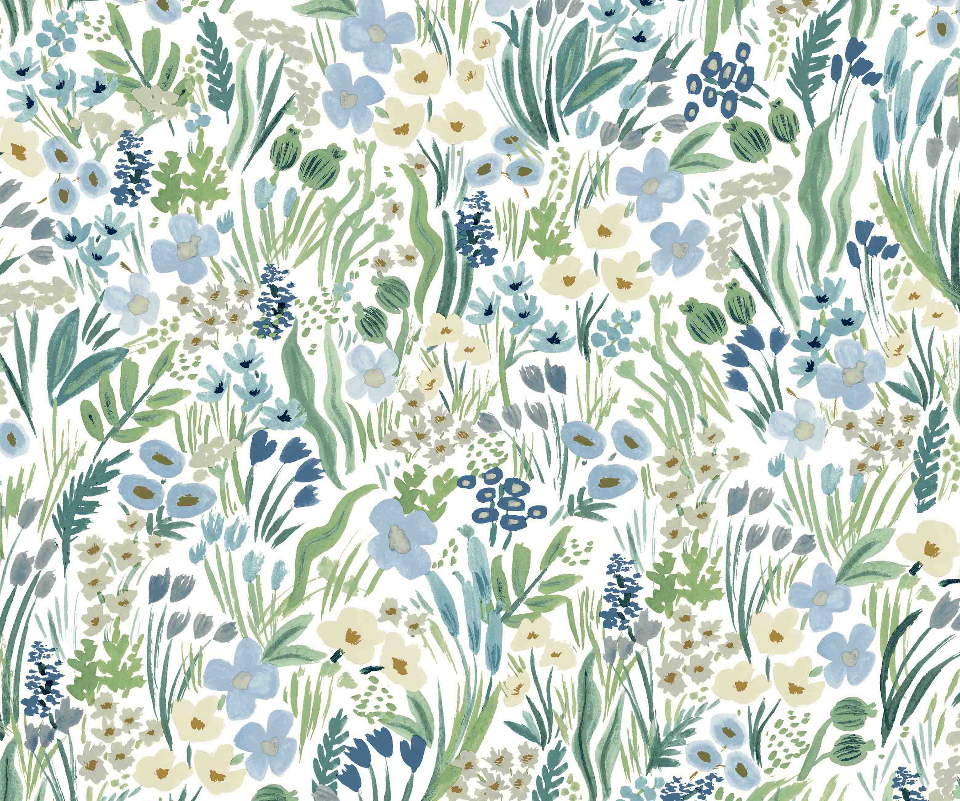 Lea Peel & Stick Wallpaper - Indigo - Image 3
