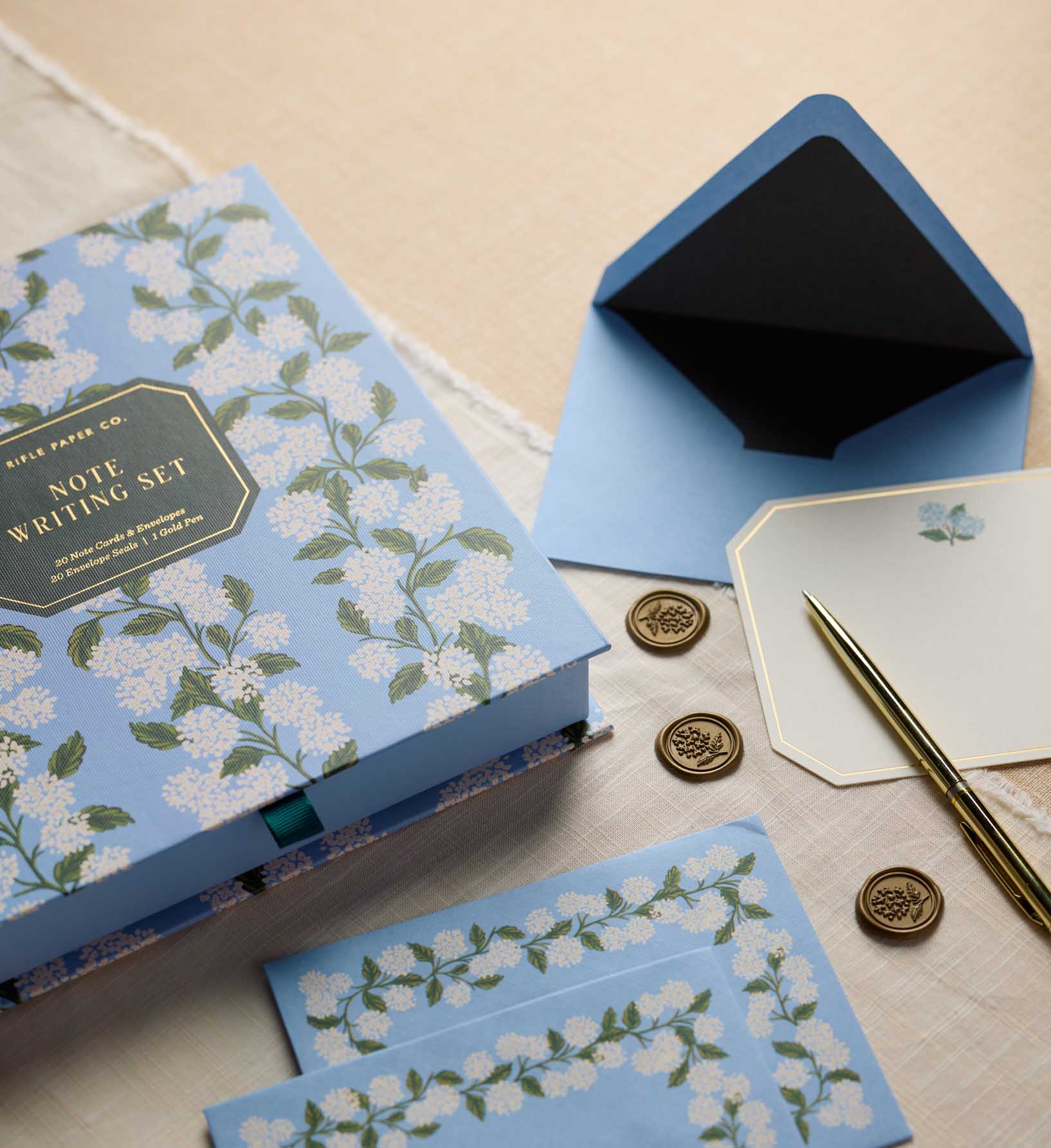 Letter Writing Set - Hydrangea - Image 2