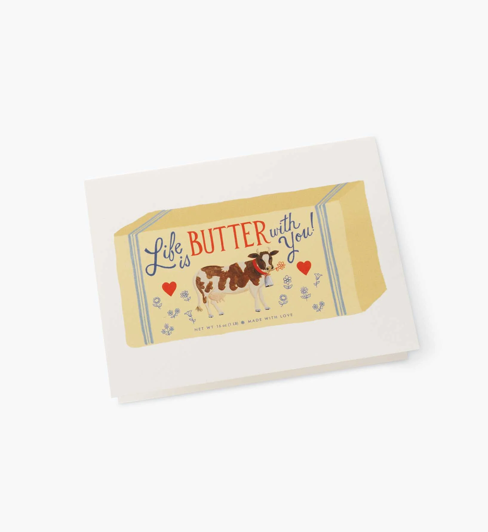 Life is Butter With You Love & Friendship Card - Single Card - Image 2