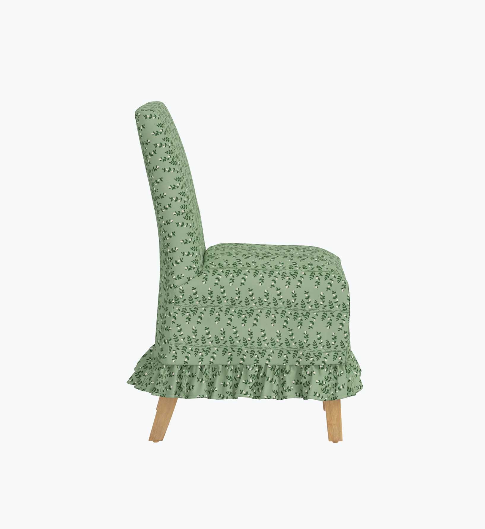 Louise Slipcover Dining Chair - Climbing Vines - Image 3