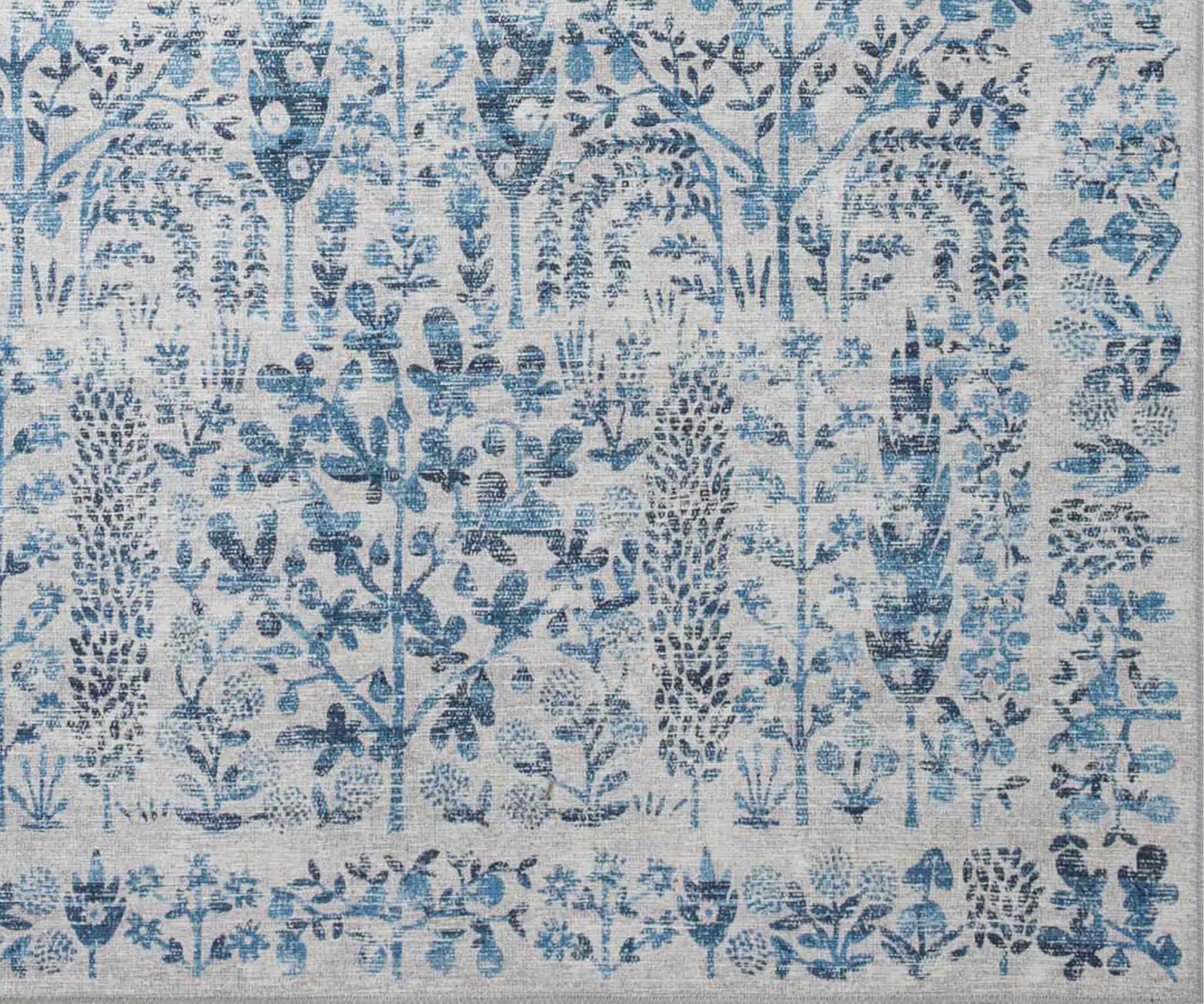 Maison Grove Power Loomed Rug - Blue - Image 4