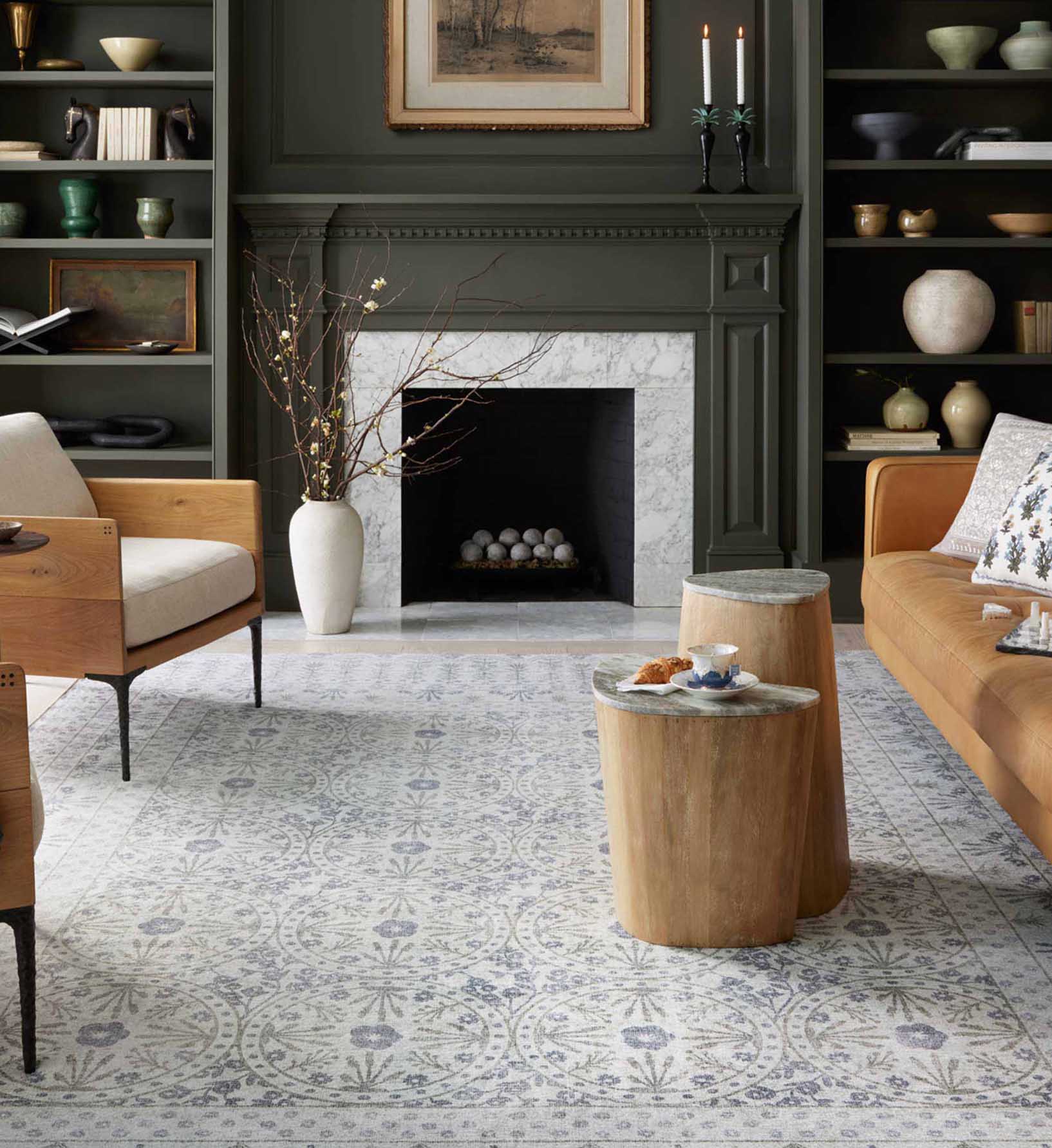 Maison Rosette Power Loomed Rug - Ivory - Image 2