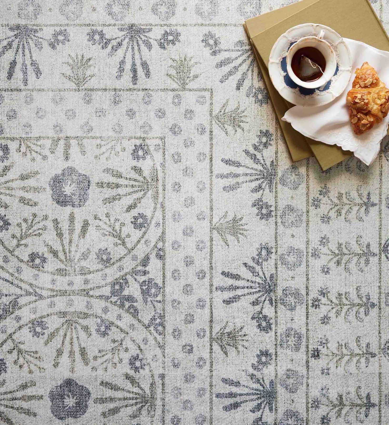 Maison Rosette Power Loomed Rug - Ivory - Image 3