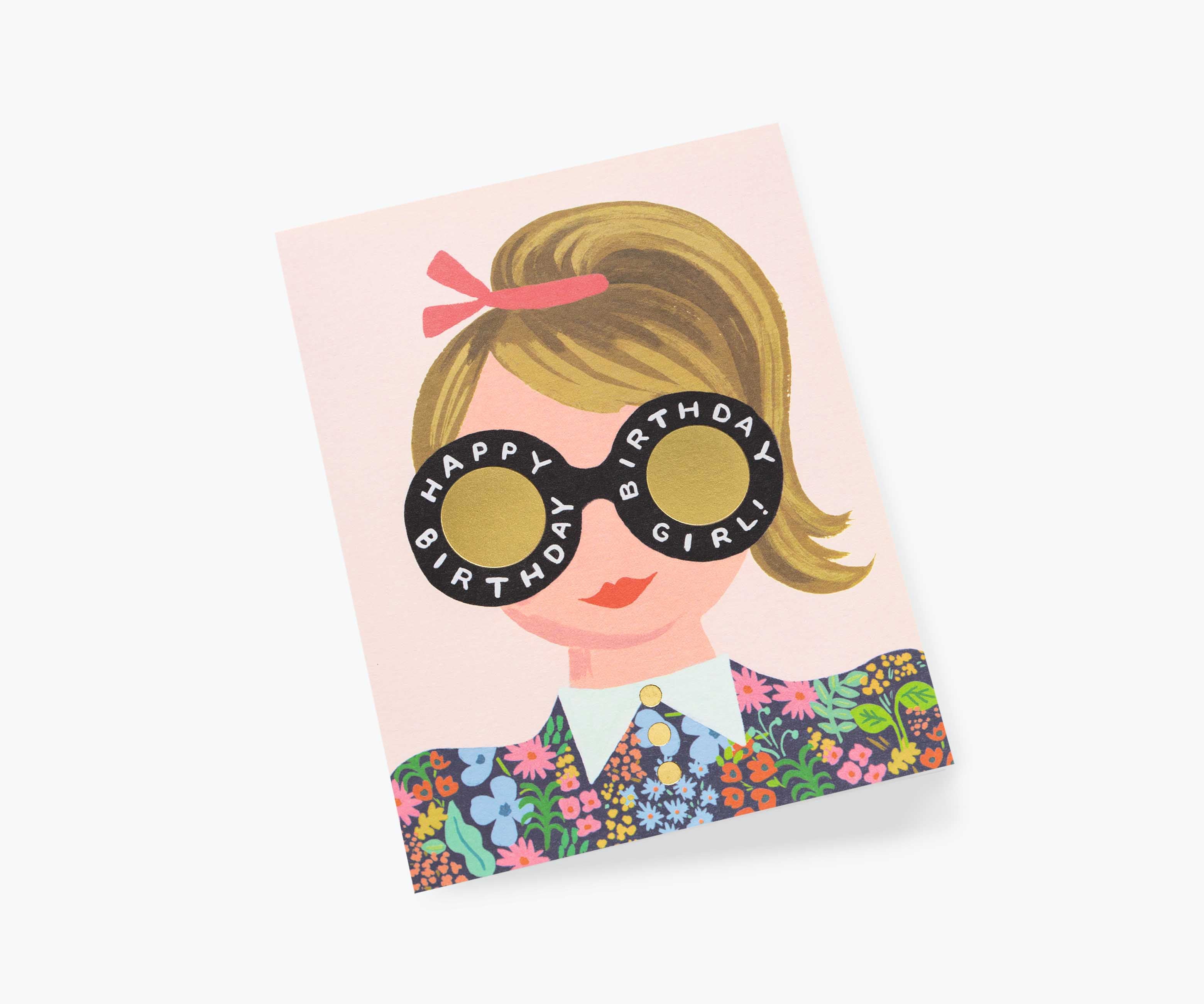 Meadow Birthday Girl Birthday Card - Single Card - Image 2