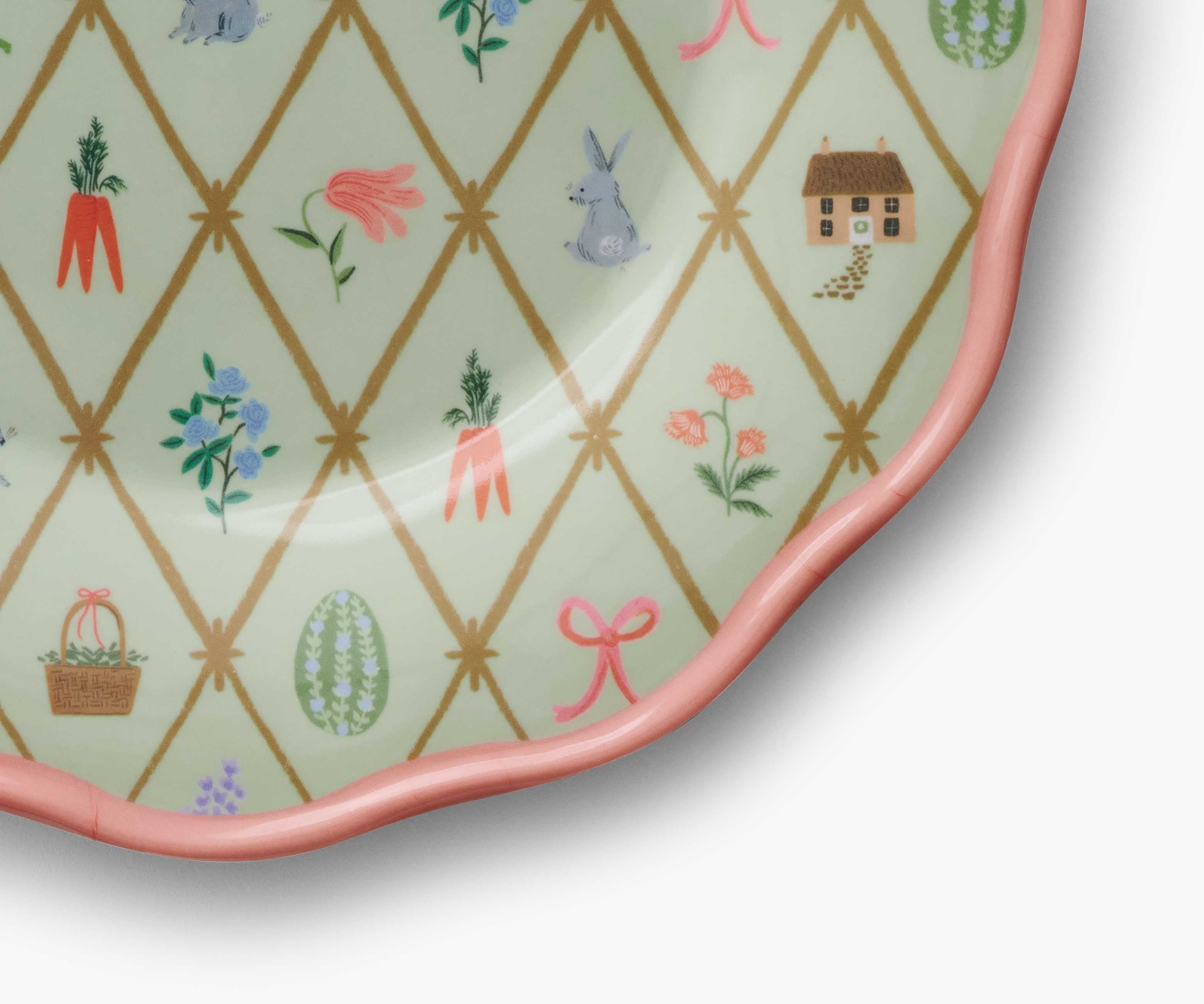 Melamine Assorted Dessert Plates - Spring Farm - Image 5