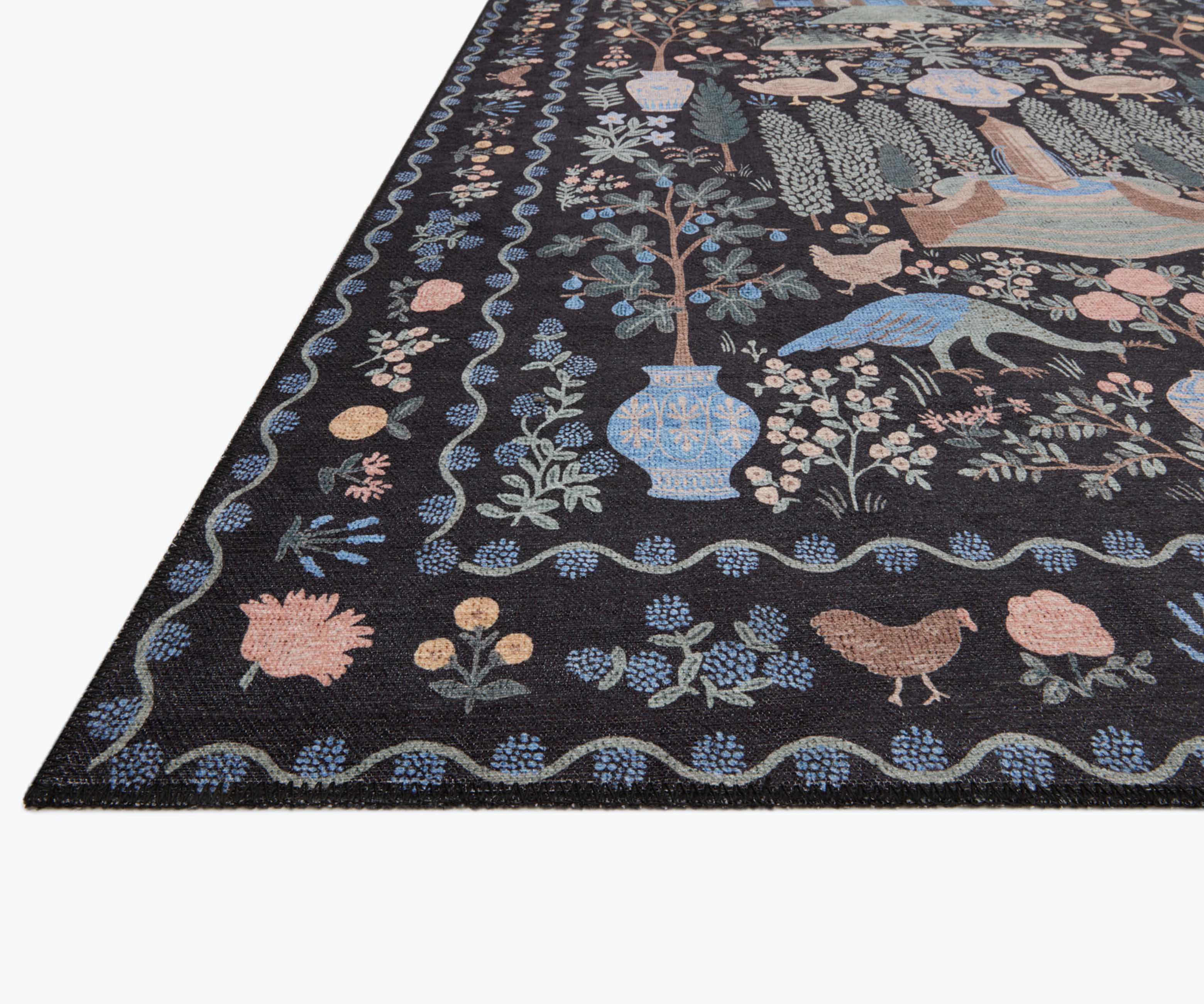 Menagerie Camont Printed Rug - Black - Image 3